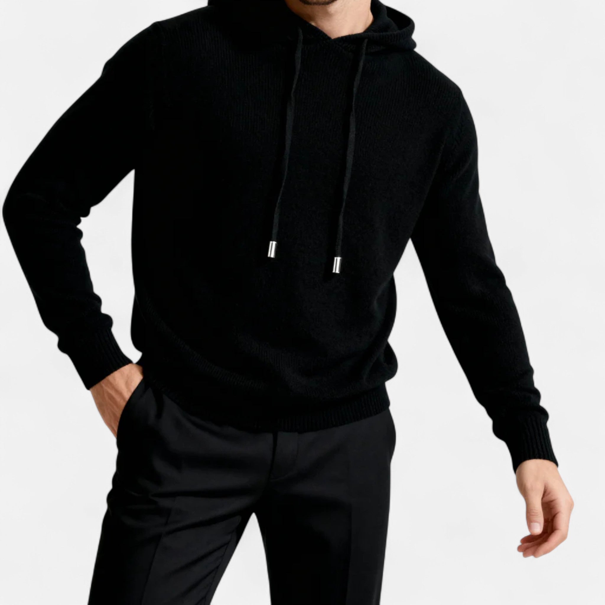 Volarno | Men’s 100% Cashmere Hoodie