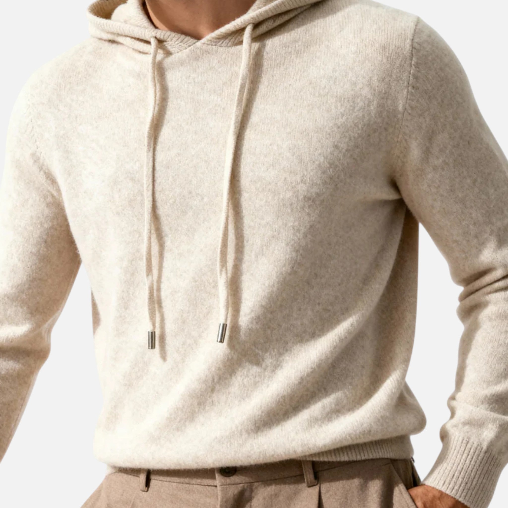 Volarno | Men’s 100% Cashmere Hoodie
