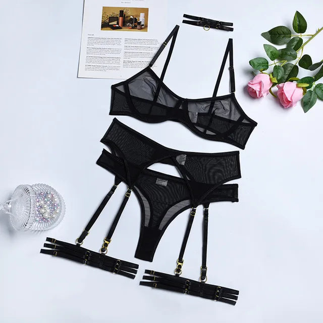 Volarno | 4-Piece Lingerie Set