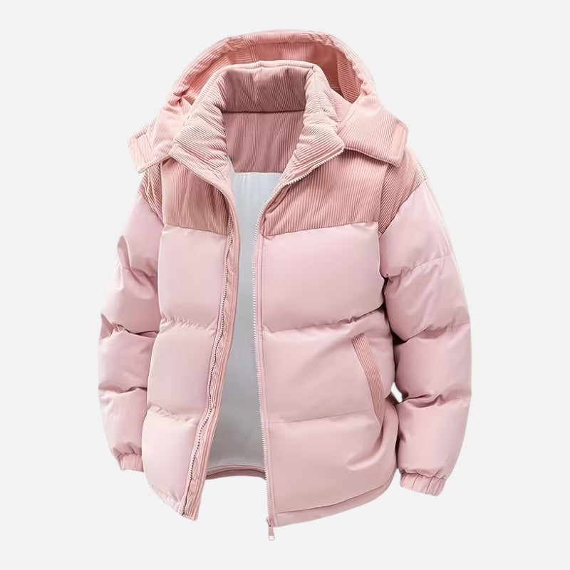 Volarno | Men’s Casual Hooded Winter Jacket | Detachable Hood | Warm Outdoor Coat