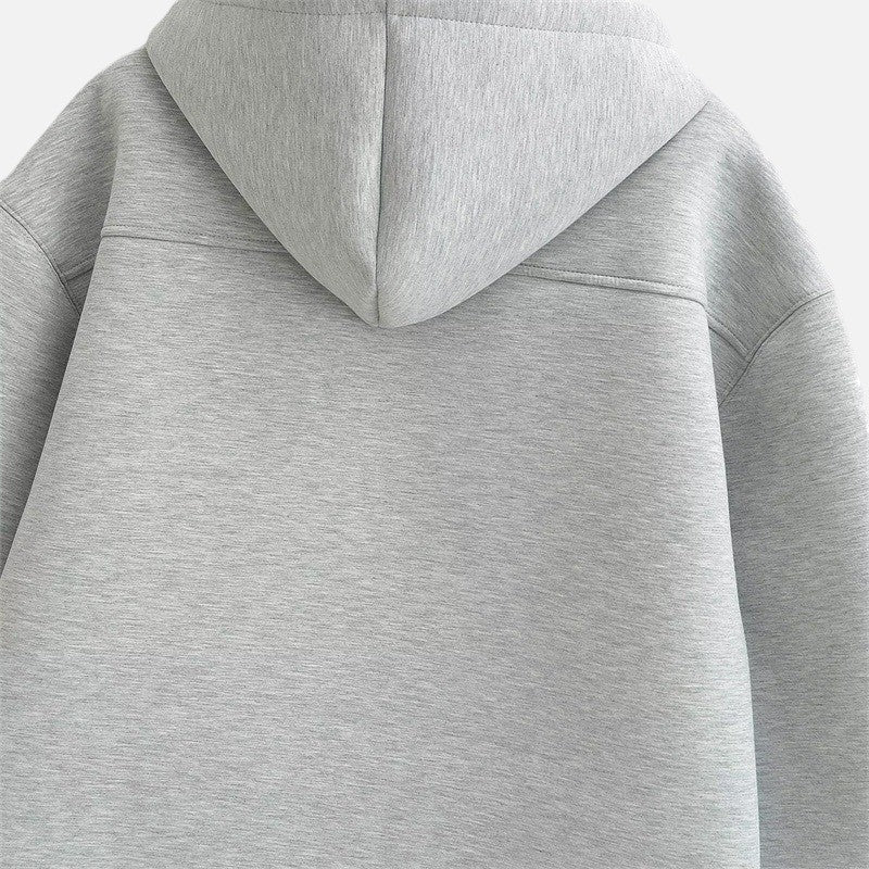 Volarno | Women’s Oversized Zip-Up Winter Sweater | Loose Fit Casual Knit Jumper