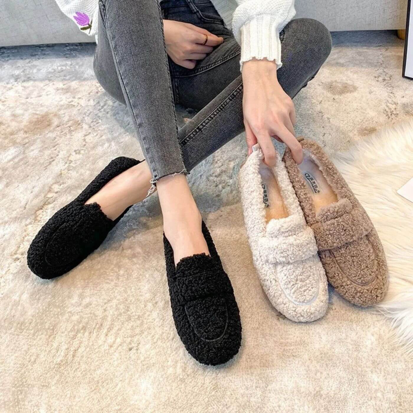 Volarno | Cozy Warm Moccasins