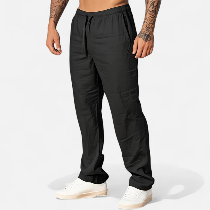 Volarno | Men’s Linen Trousers – Heritage Relaxed Cut