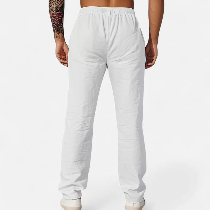 Volarno | Men’s Linen Trousers – Heritage Relaxed Cut