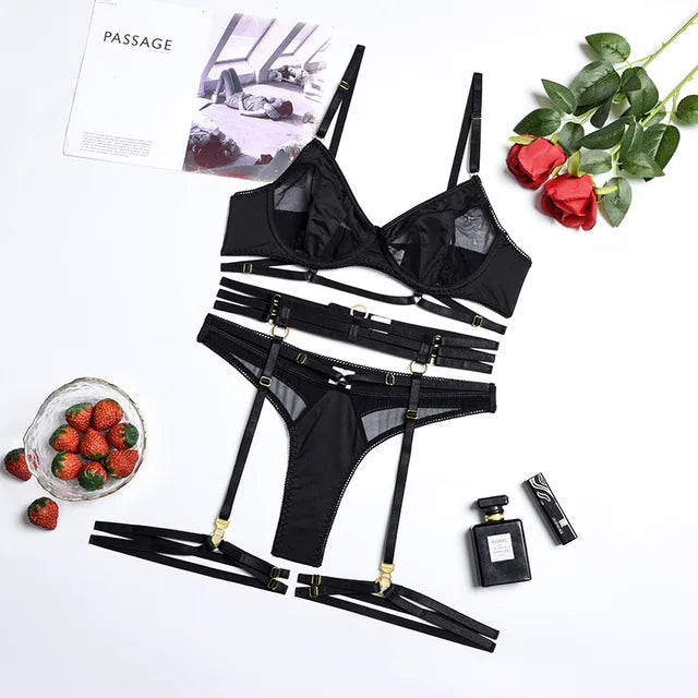 Volarno | 3 Piece French Lingerie Set