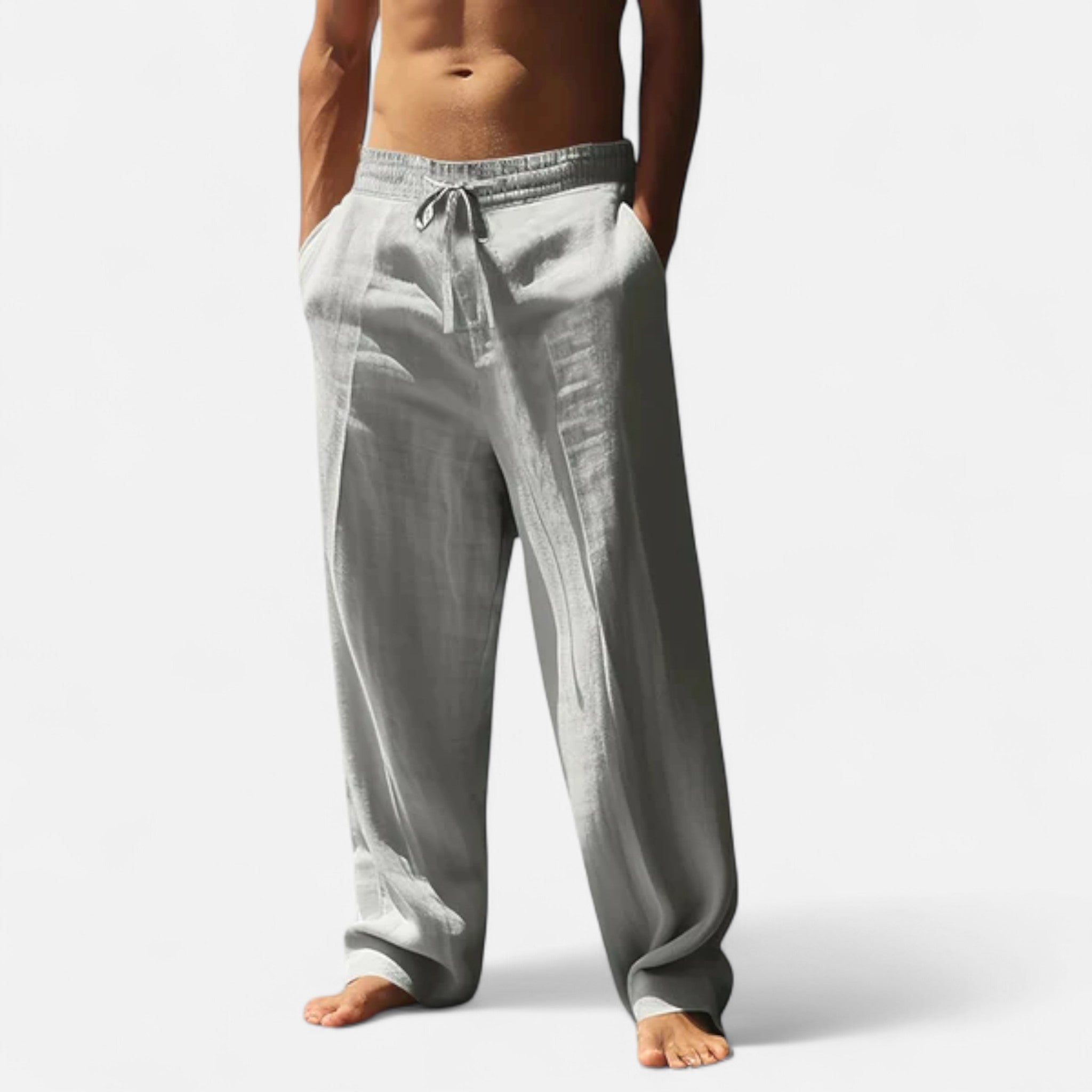 Volarno | Men’s Relaxed Linen Trousers
