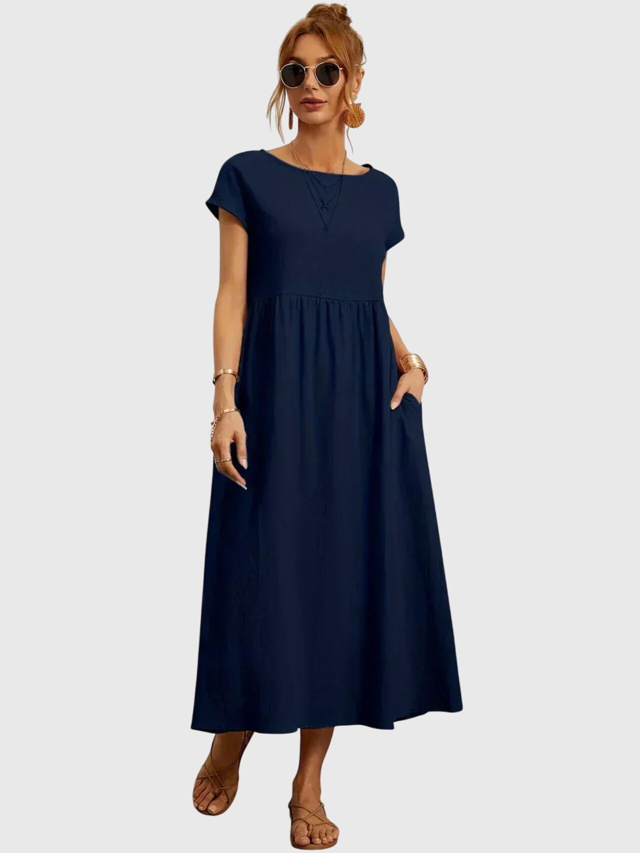 Volarno | Casual Pocket Dress