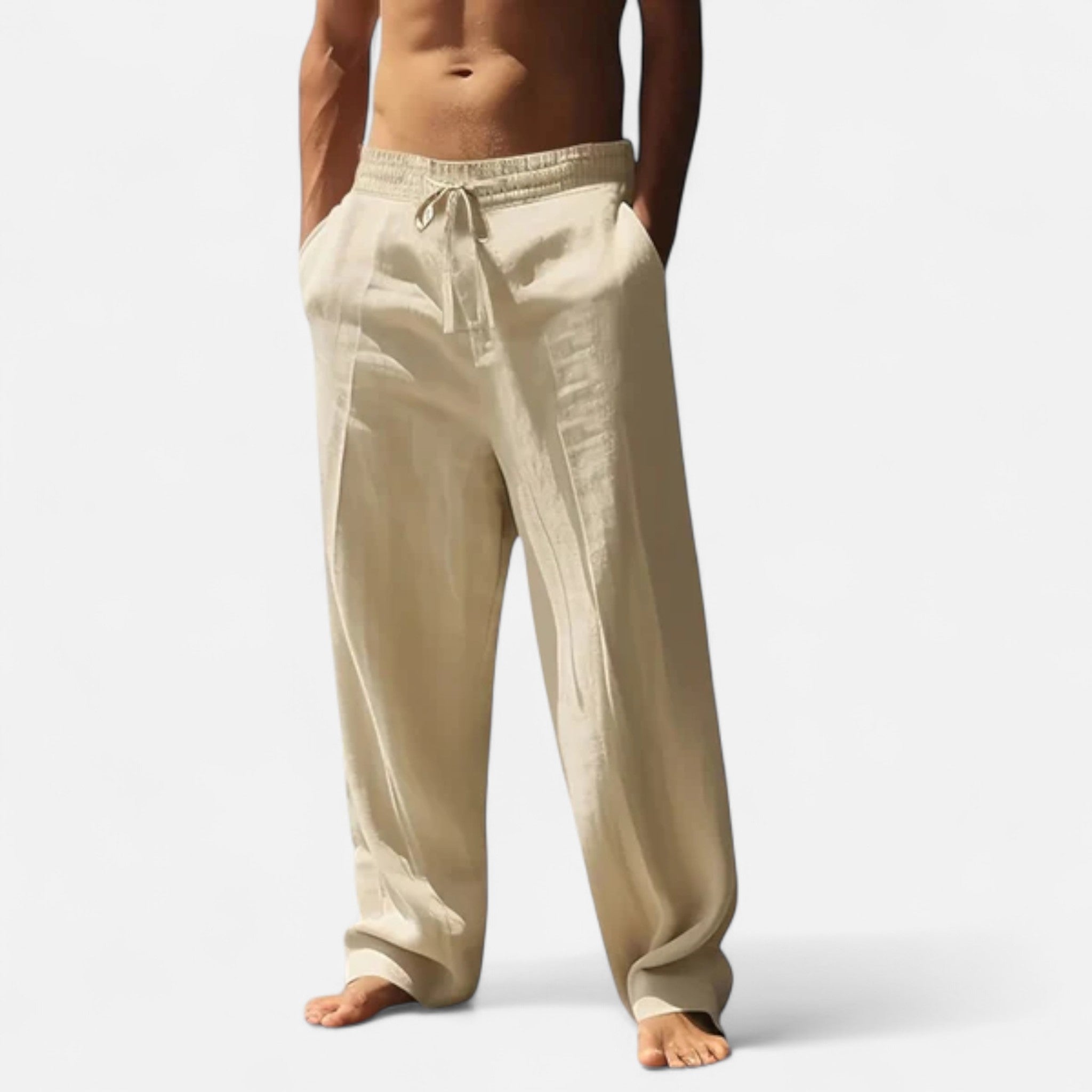 Volarno | Men’s Relaxed Linen Trousers