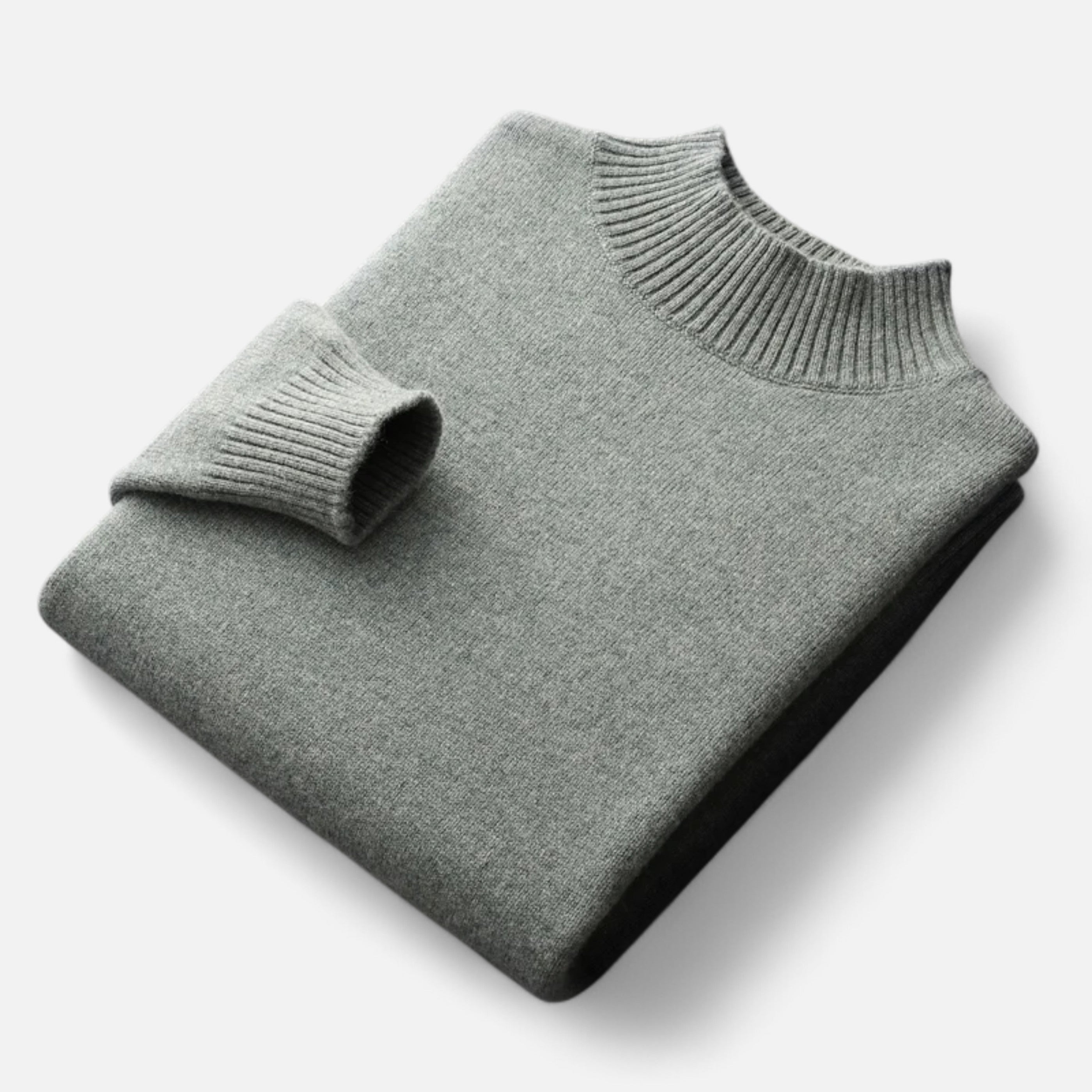 Volarno | Men’s Pure Wool Turtleneck Sweater