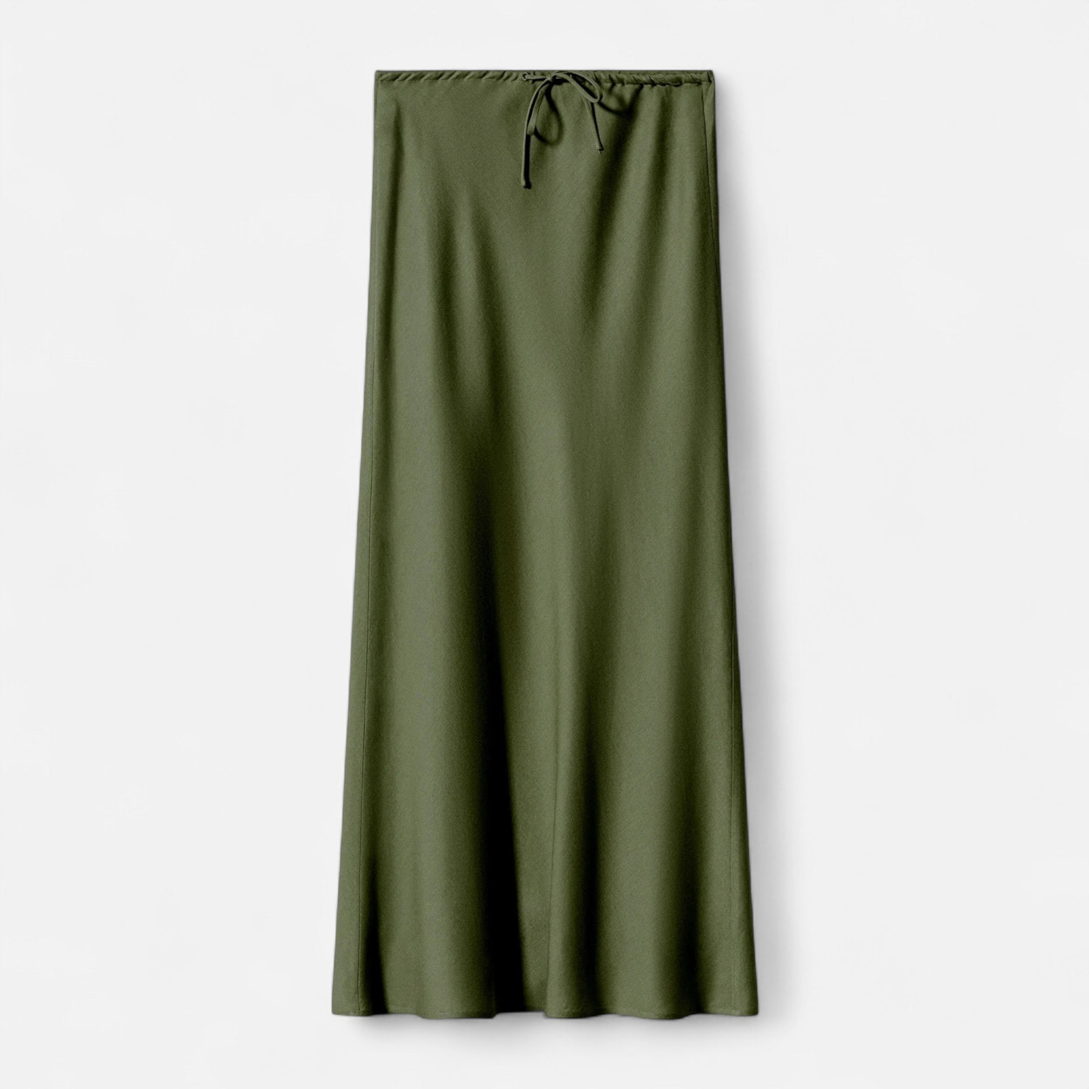 Volarno | Women's Elegant High-Waist Satin Skirt