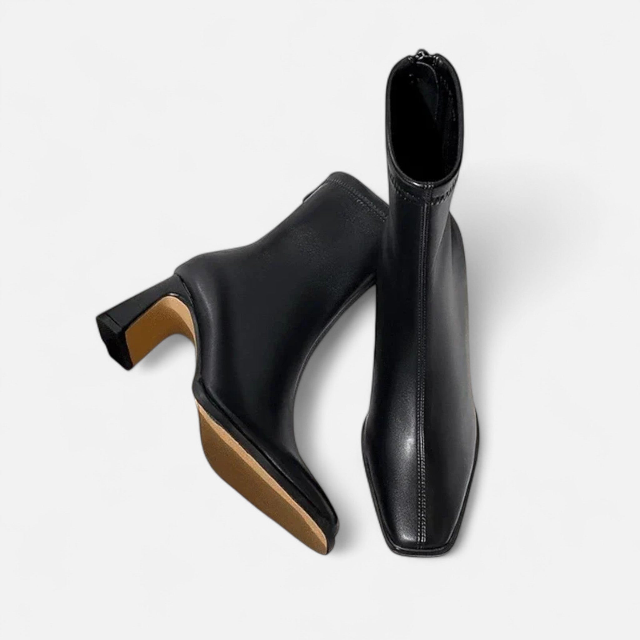 Volarno | Women’s Vintage Square-Toe Ankle Boots