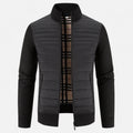 Volarno | Men’s Fleece Stand-Collar Patchwork Jacket