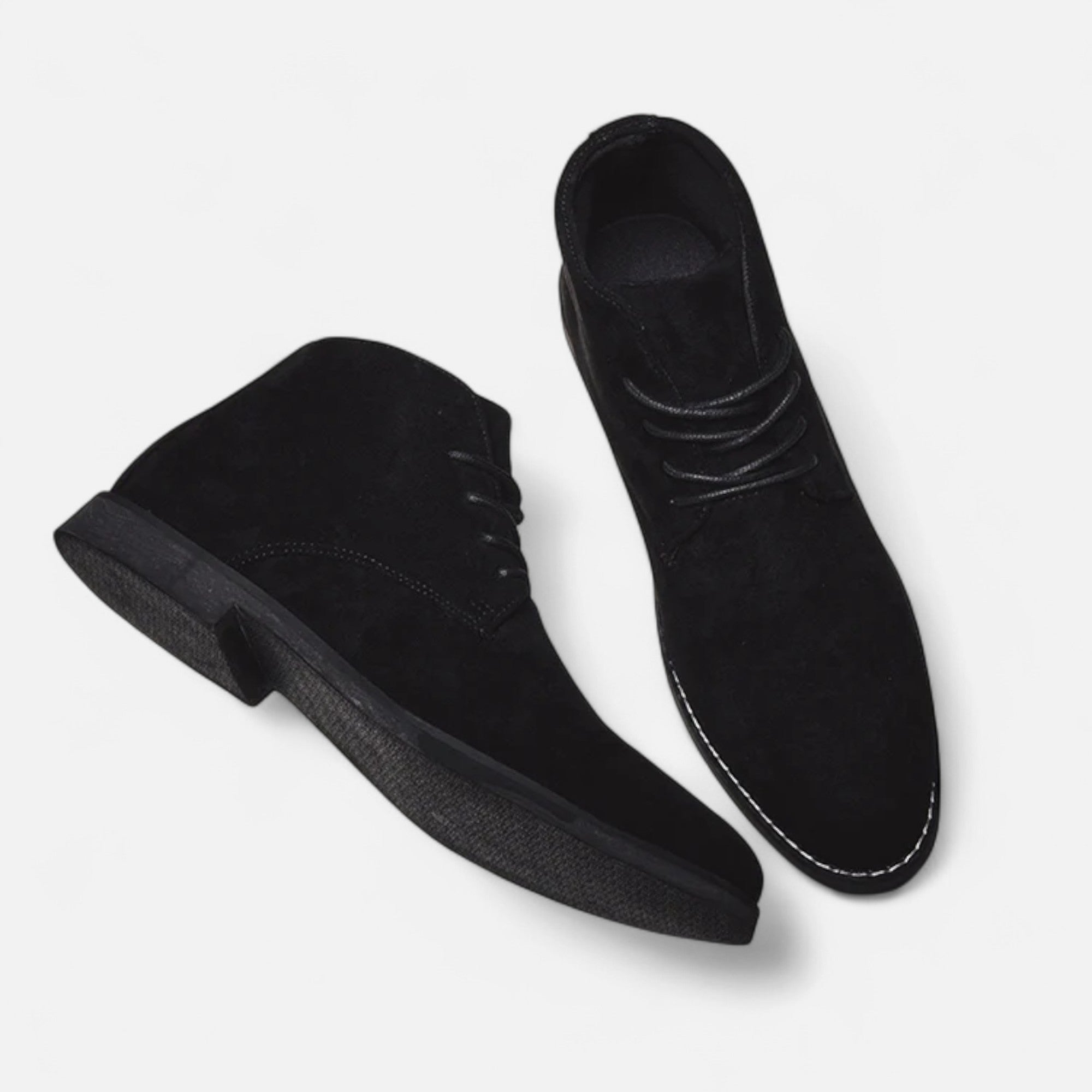 Volarno | Men’s Suede Chelsea Boots — Khaki Heritage