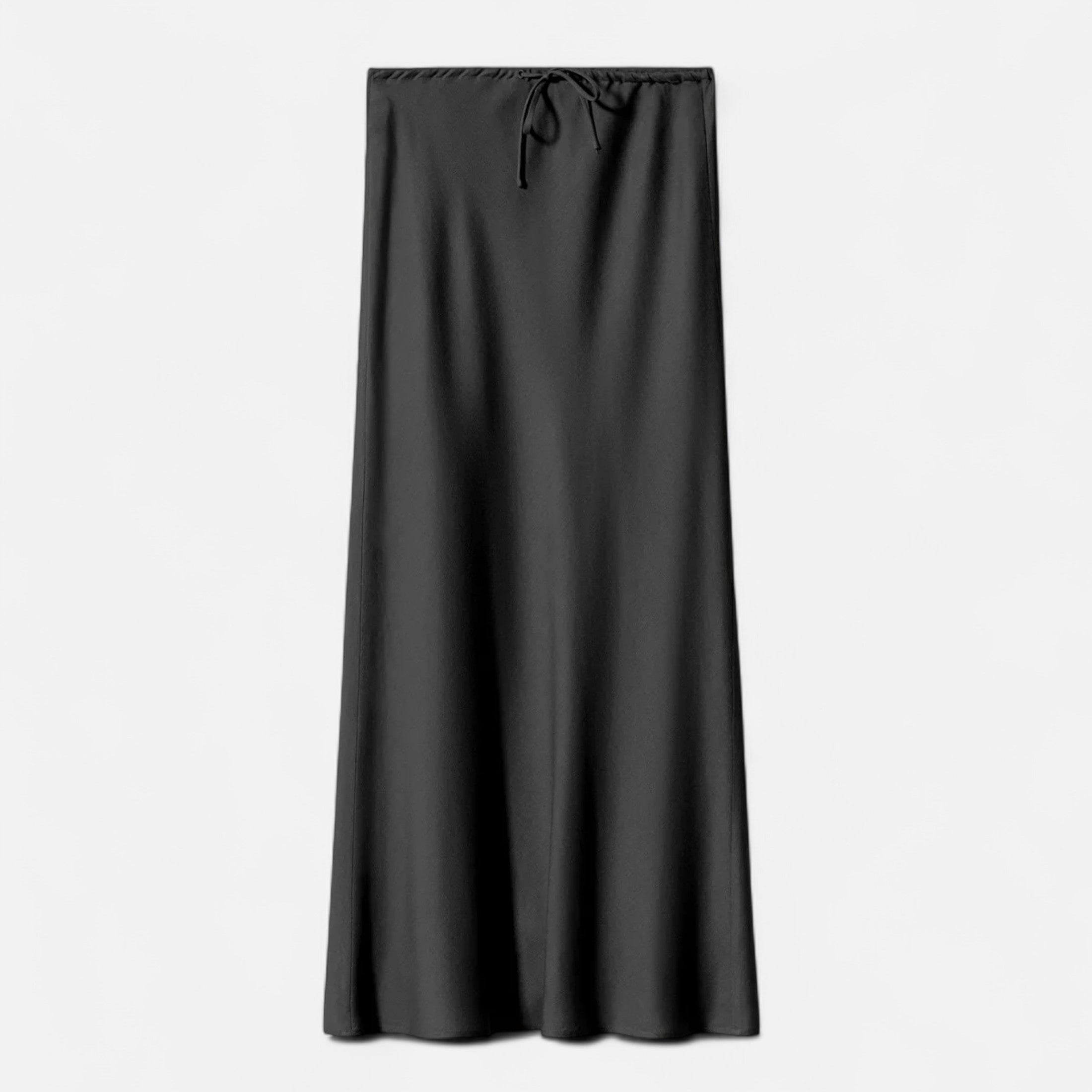 Volarno | Women's Elegant High-Waist Satin Skirt
