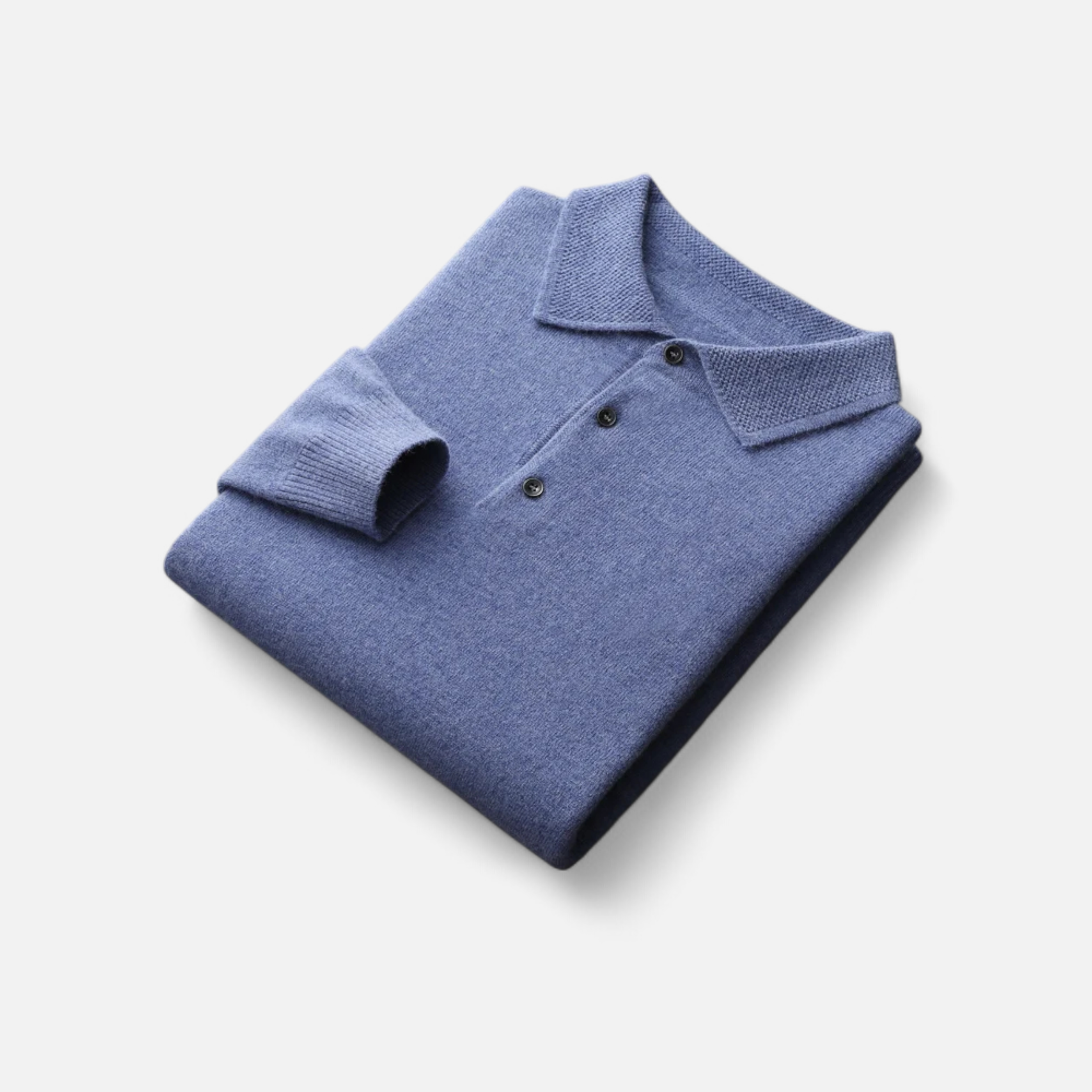 Volarno | Men’s Merino Wool Polo Sweater