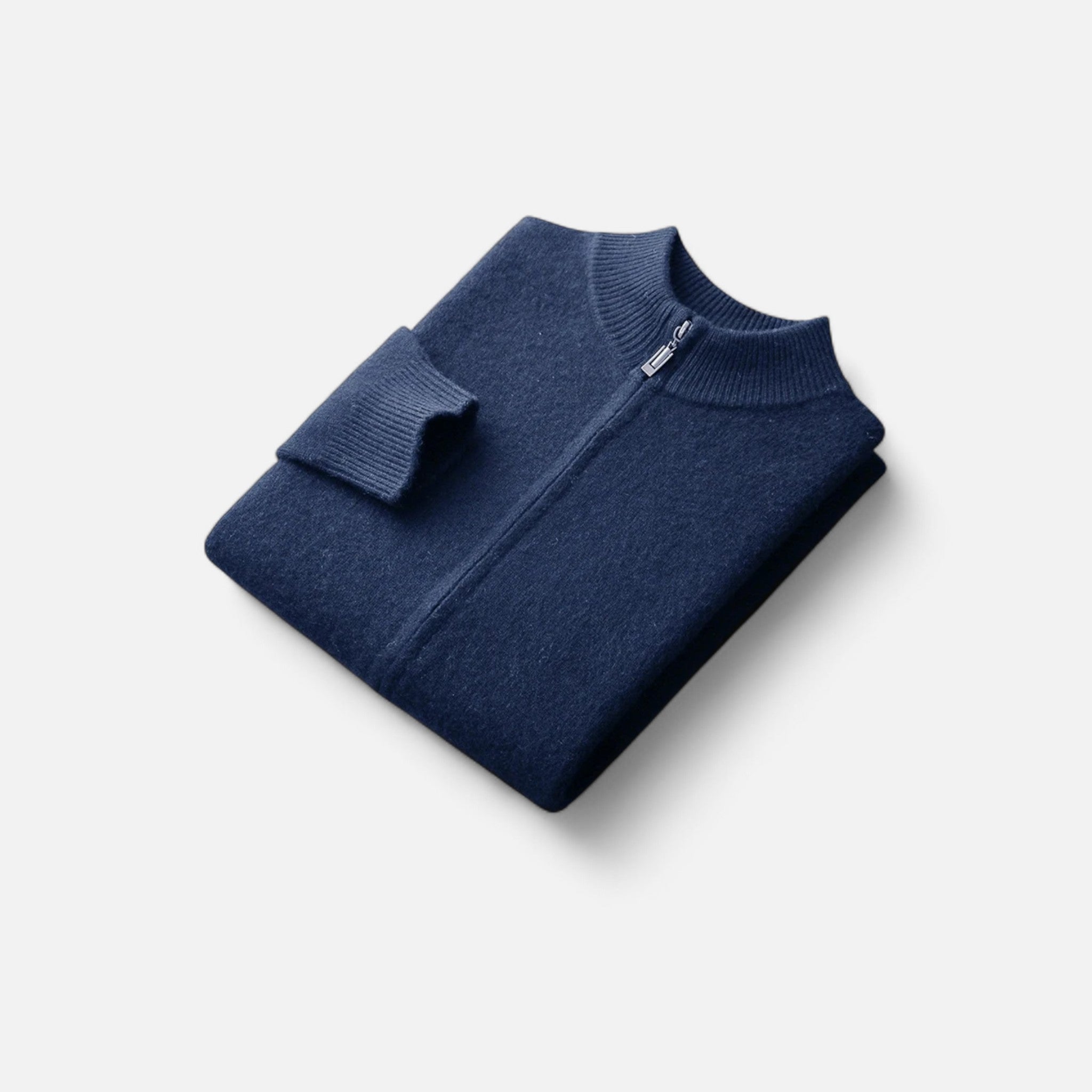 Volarno | Men’s Merino Wool Zip Sweater