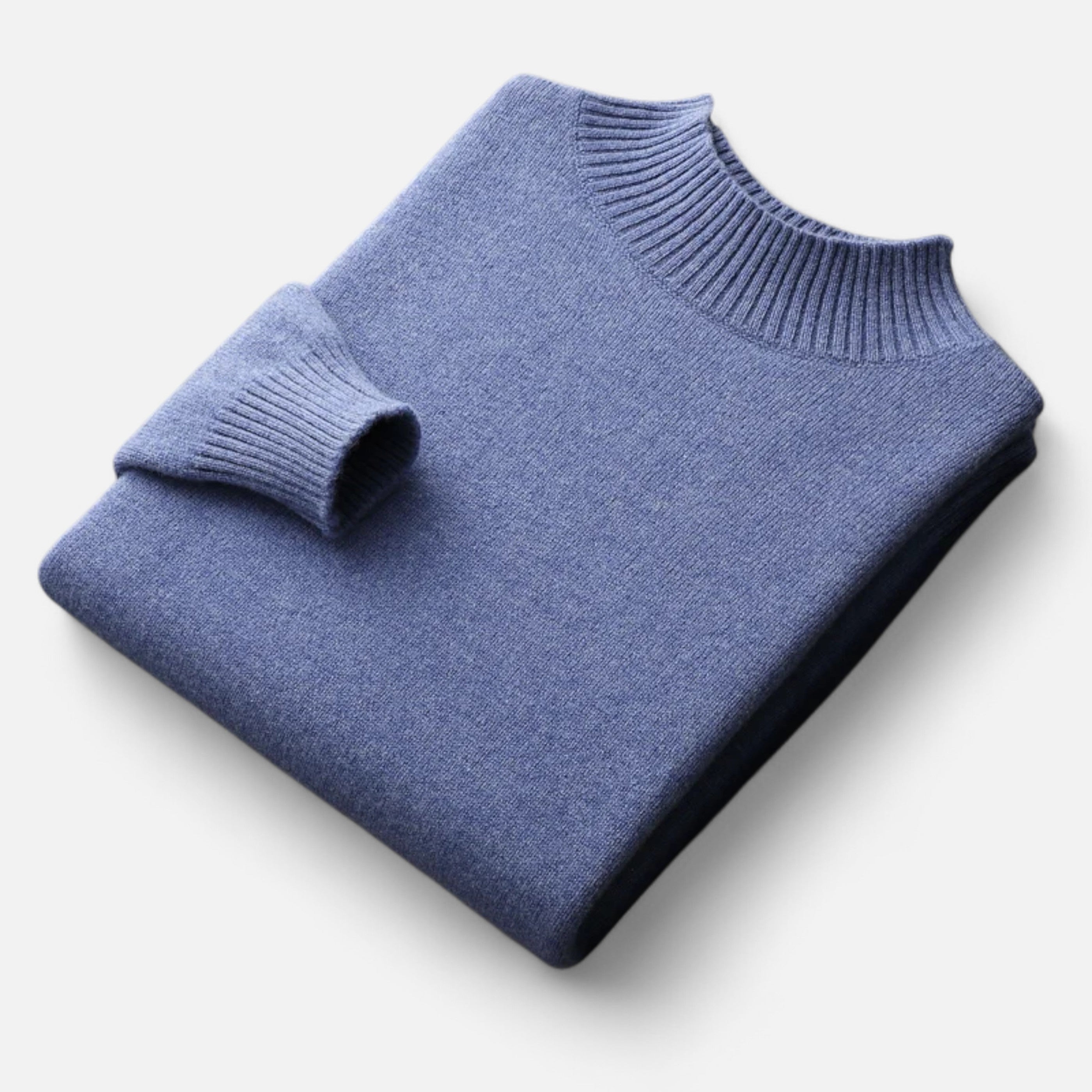 Volarno | Men’s Pure Wool Turtleneck Sweater