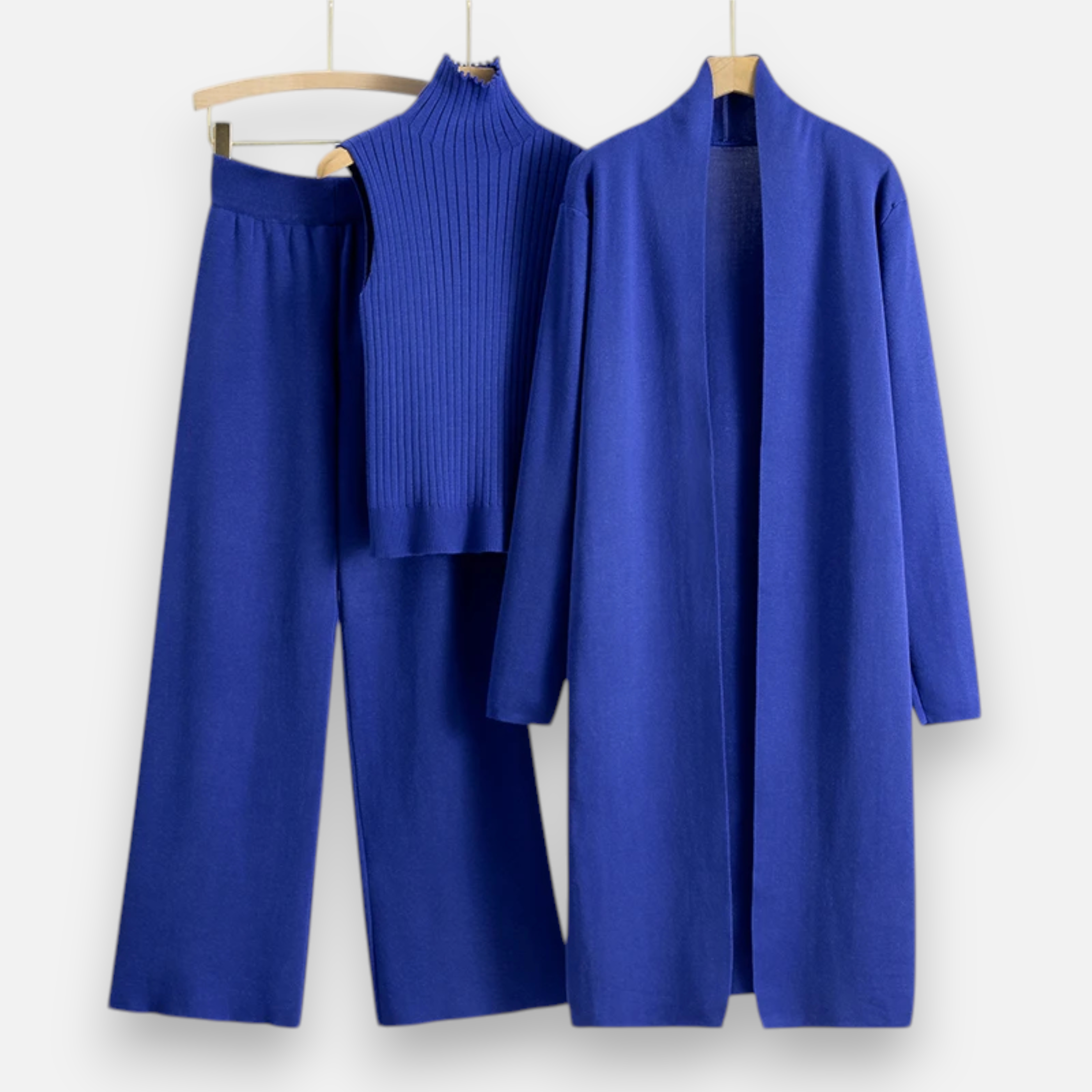 Volarno | Women’s Knitted 3-Piece Cardigan Set