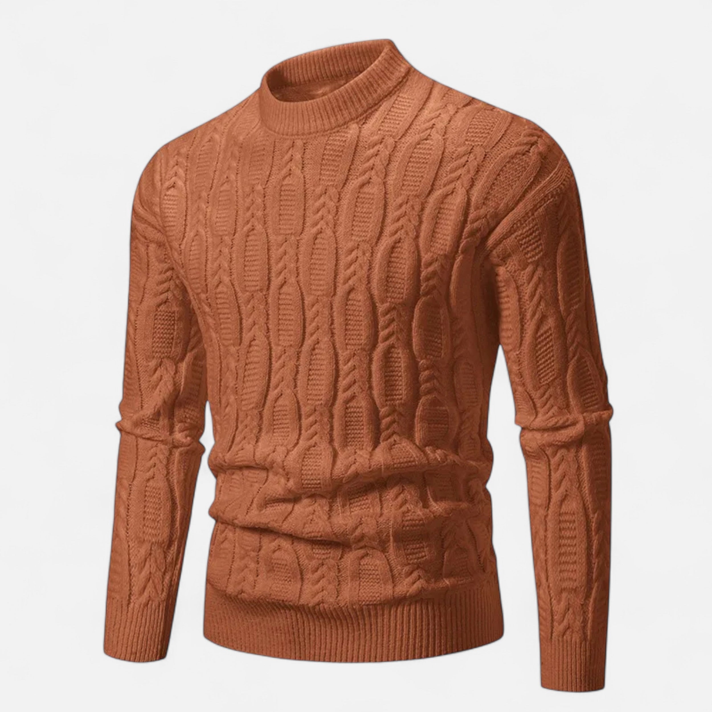 Volarno | Men’s Classic Crewneck Knit Sweater