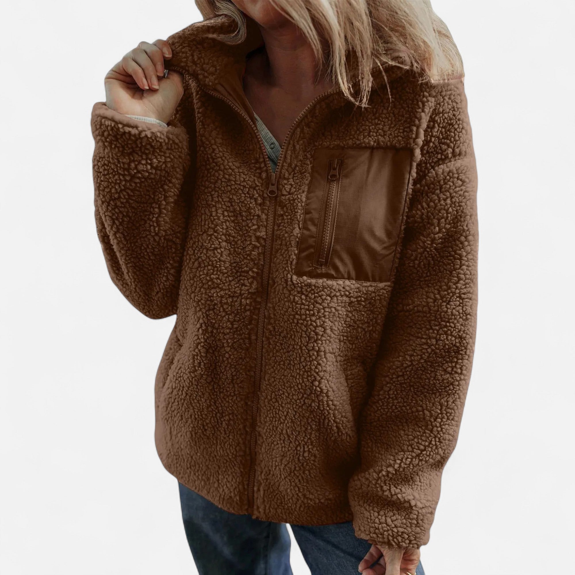 Volarno | Women’s Heritage Fleece Teddy Coat