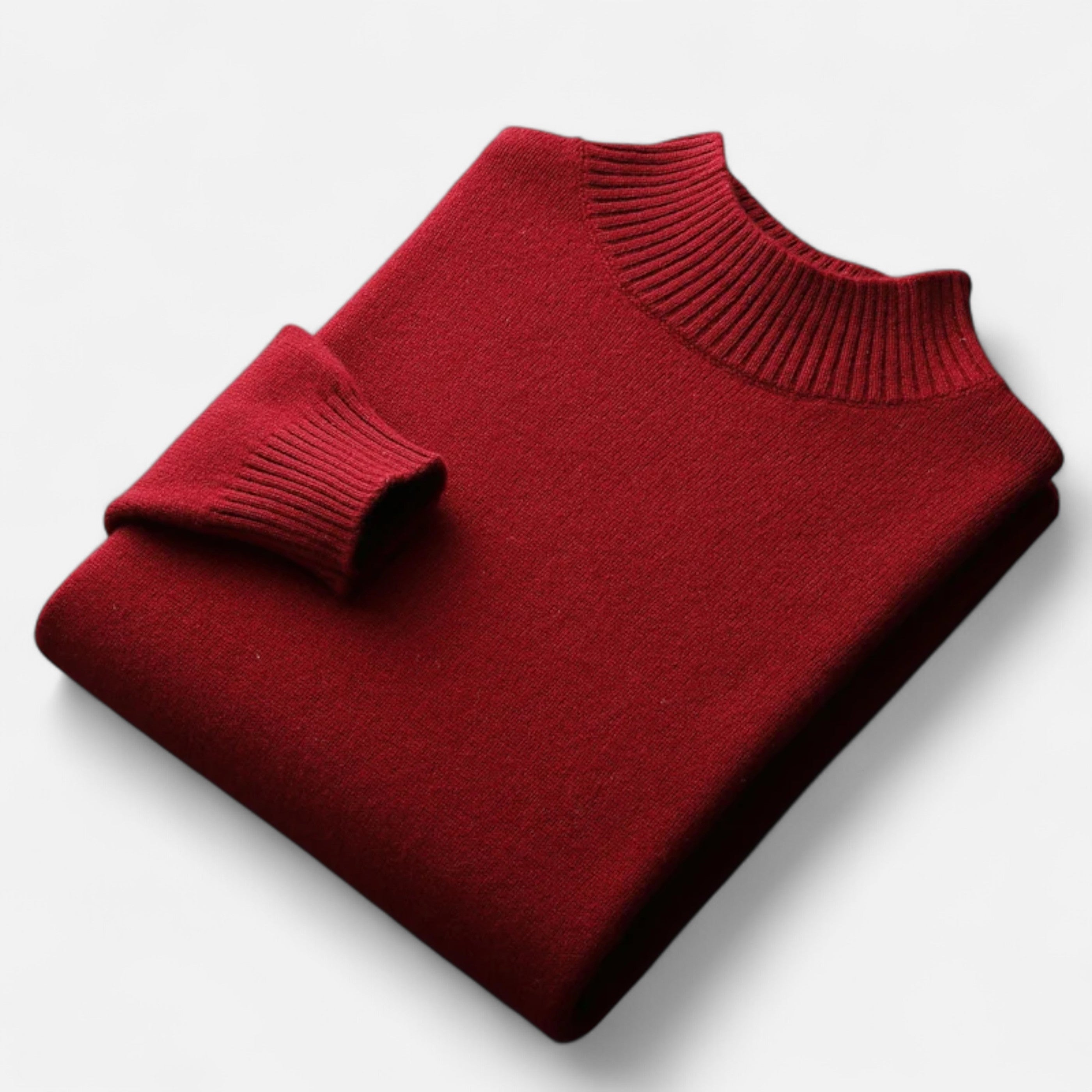 Volarno | Men’s Pure Wool Turtleneck Sweater