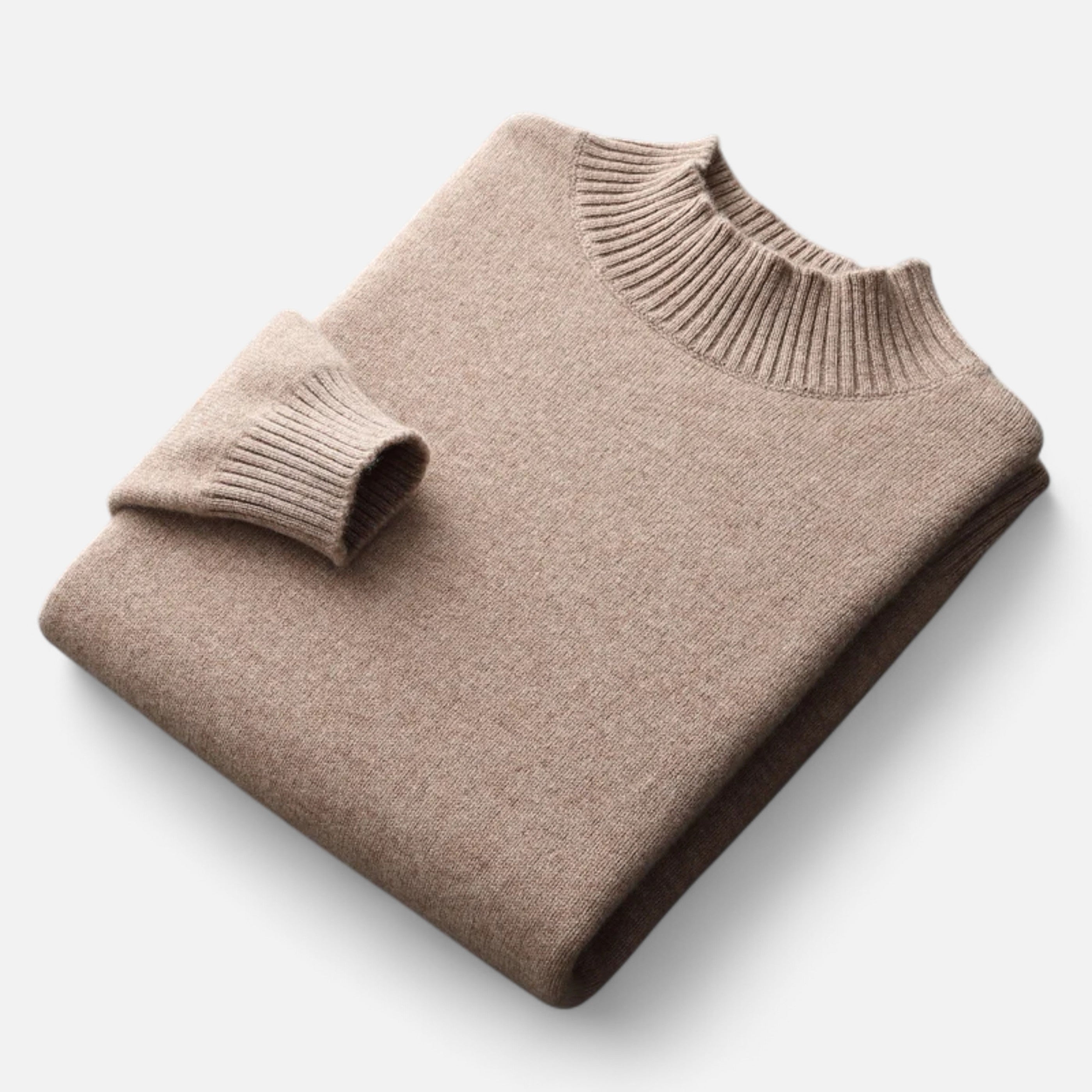 Volarno | Men’s Pure Wool Turtleneck Sweater