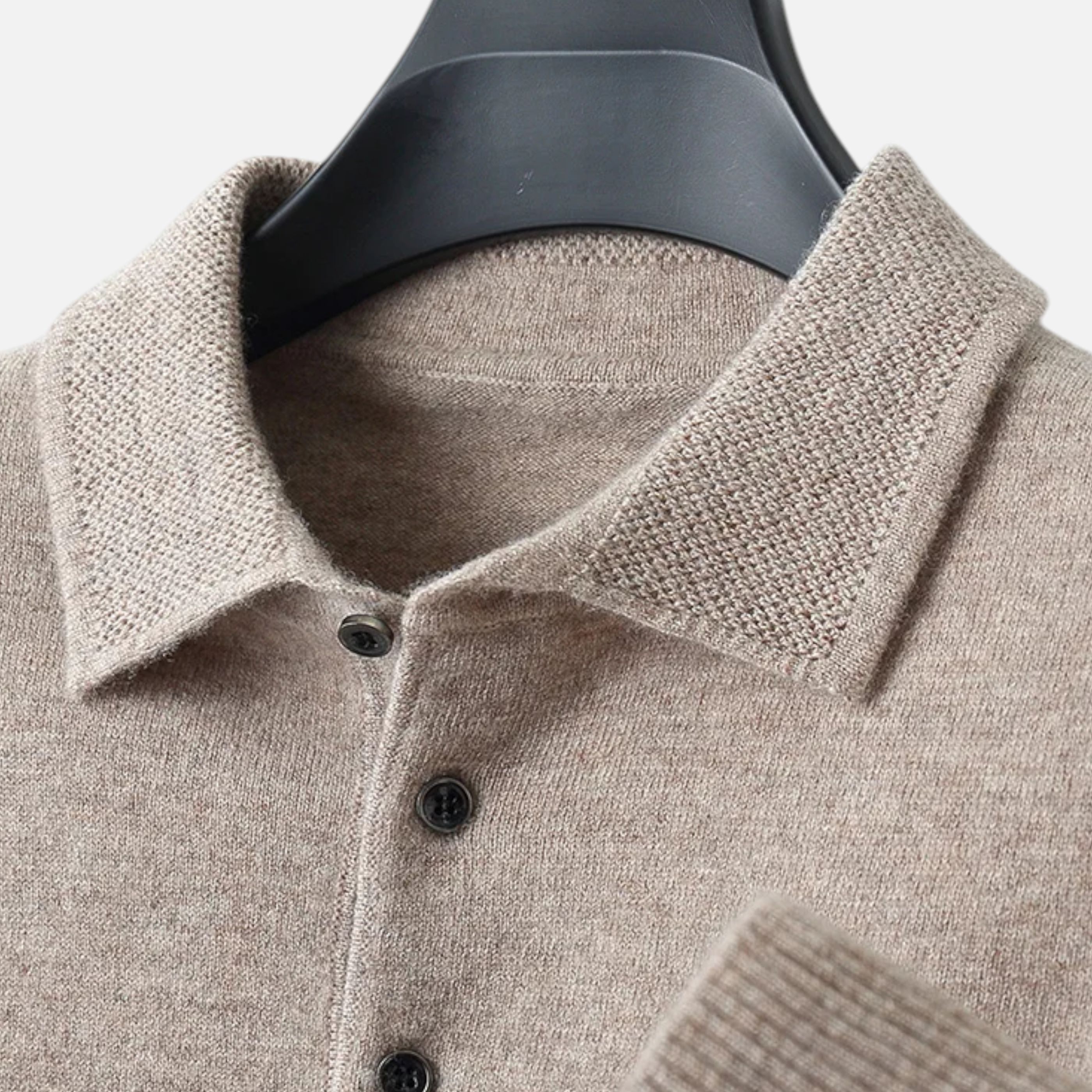 Volarno | Men’s Merino Wool Polo Sweater