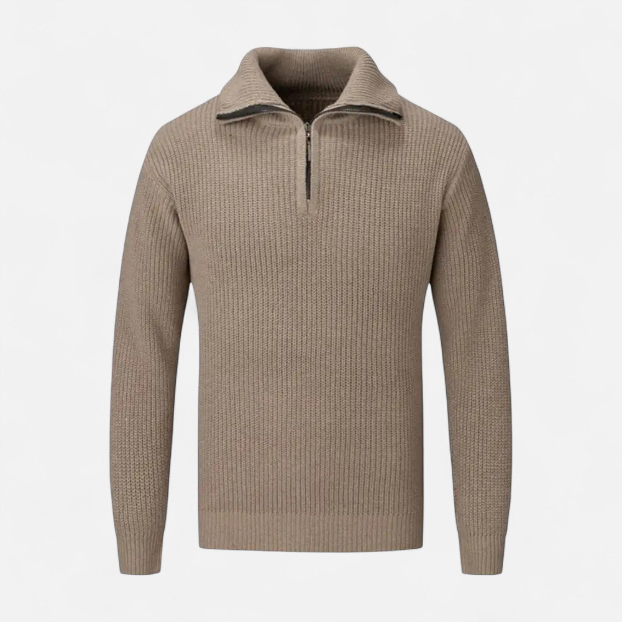 Volarno | Men’s Wool-Blend Half-Zip Sweater