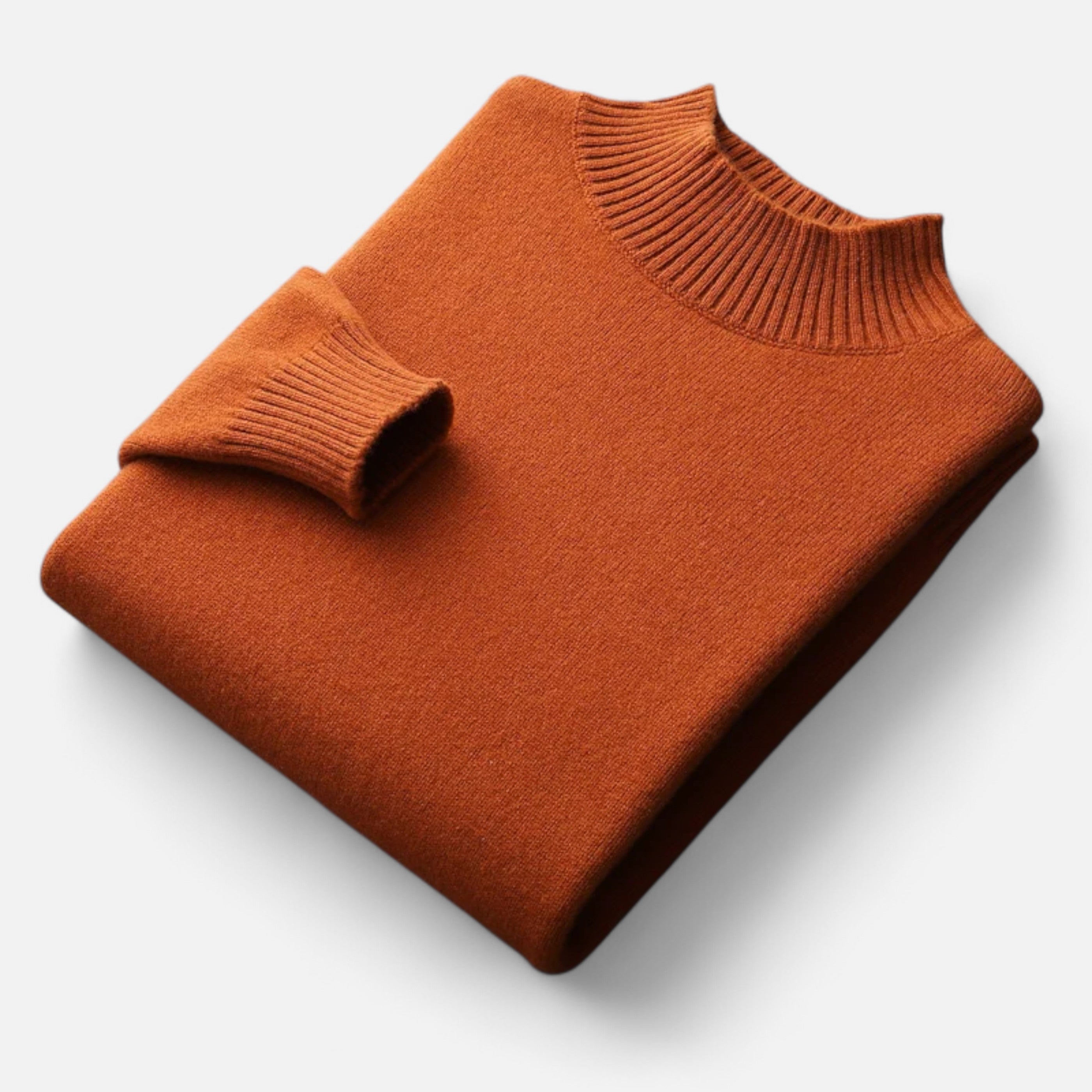 Volarno | Men’s Pure Wool Turtleneck Sweater