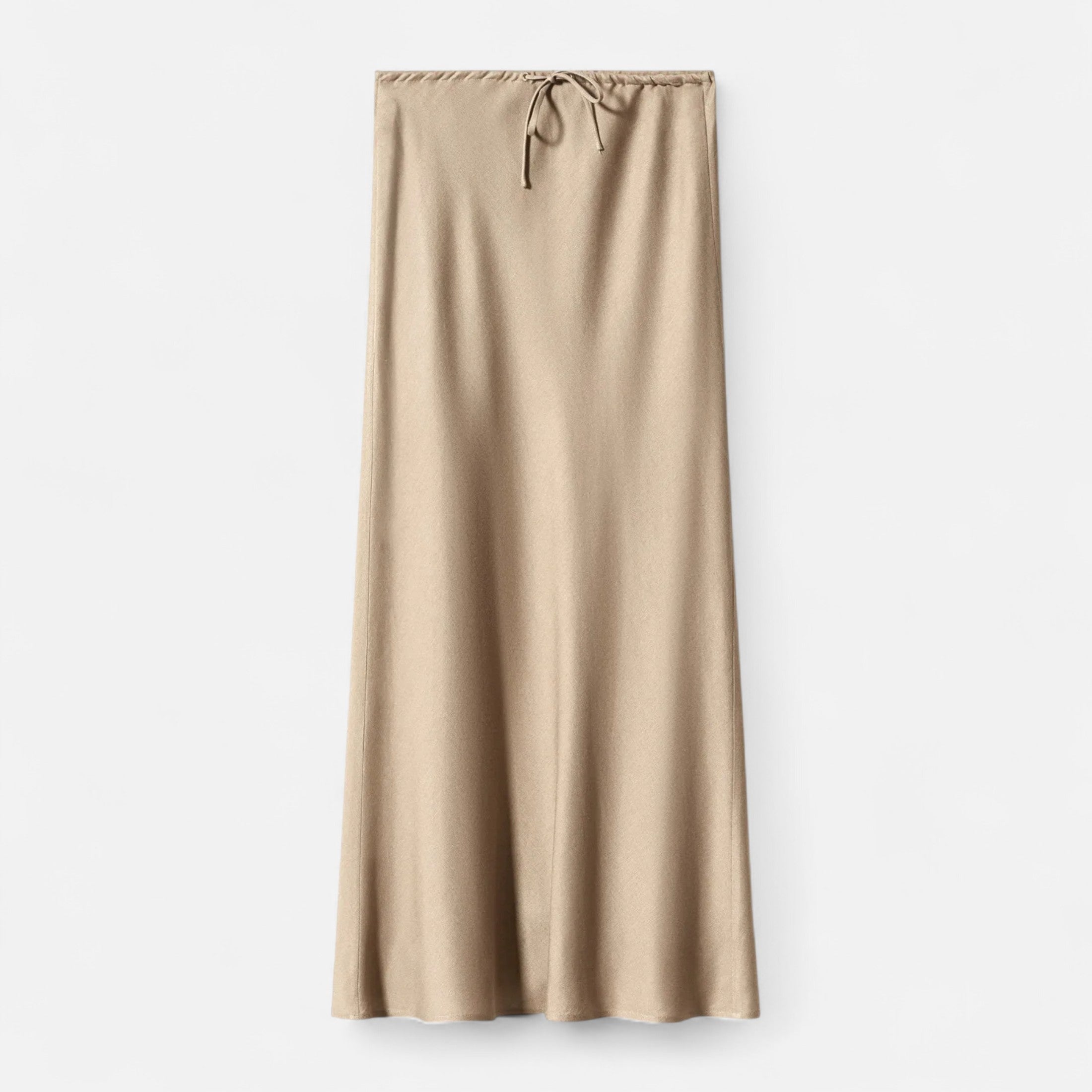 Volarno | Women's Elegant High-Waist Satin Skirt