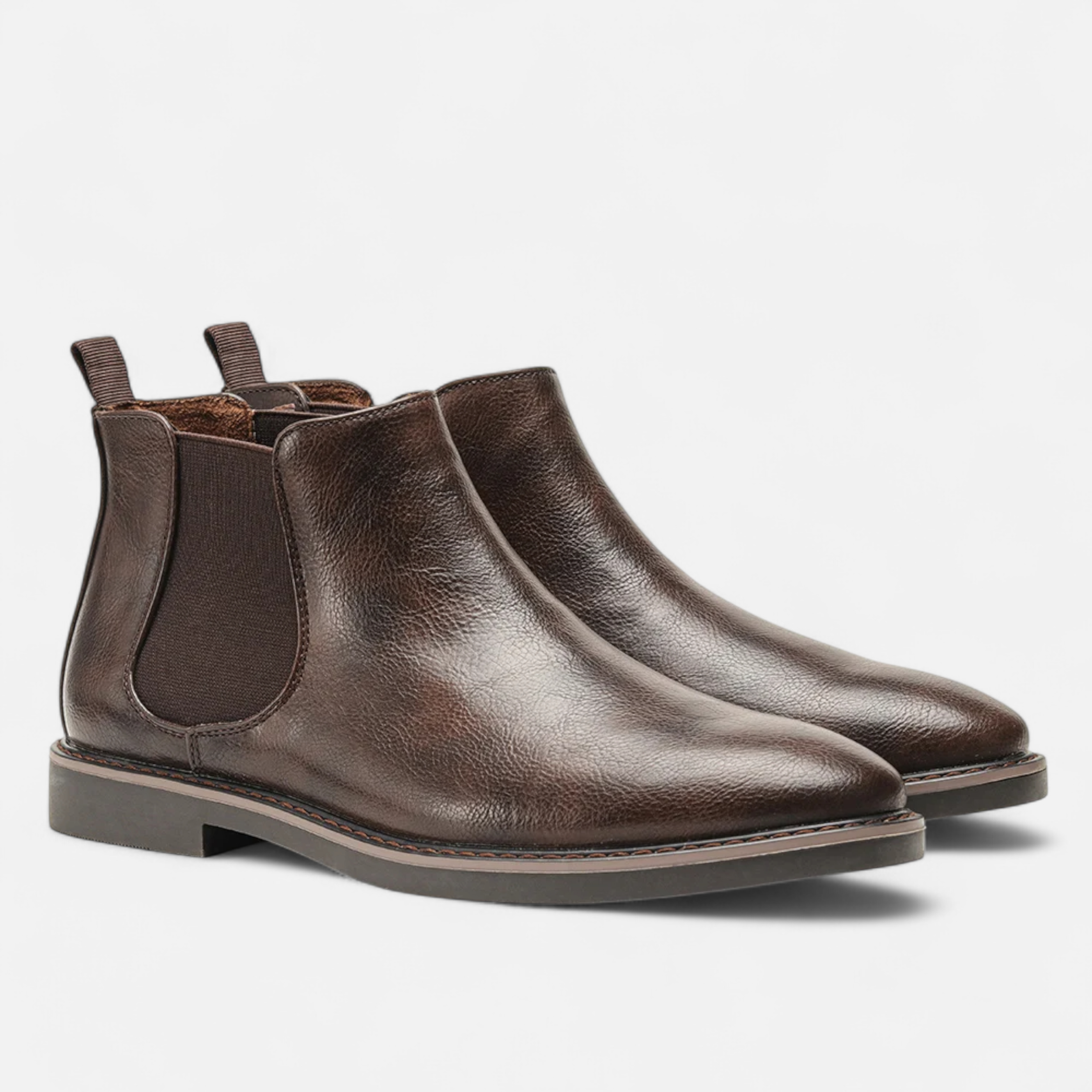 Volarno | Men’s Retro Leather Chelsea Boots