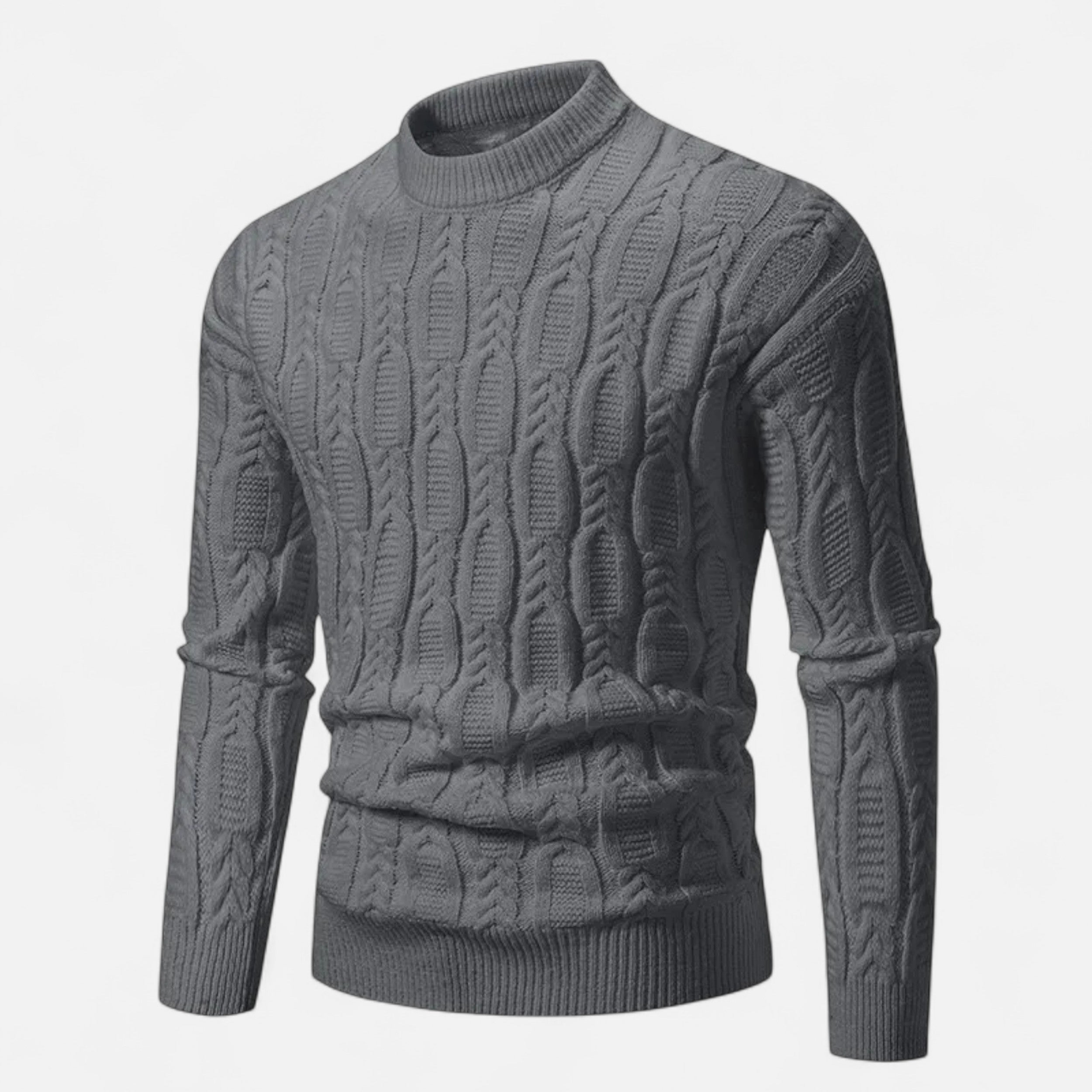 Volarno | Men’s Classic Crewneck Knit Sweater