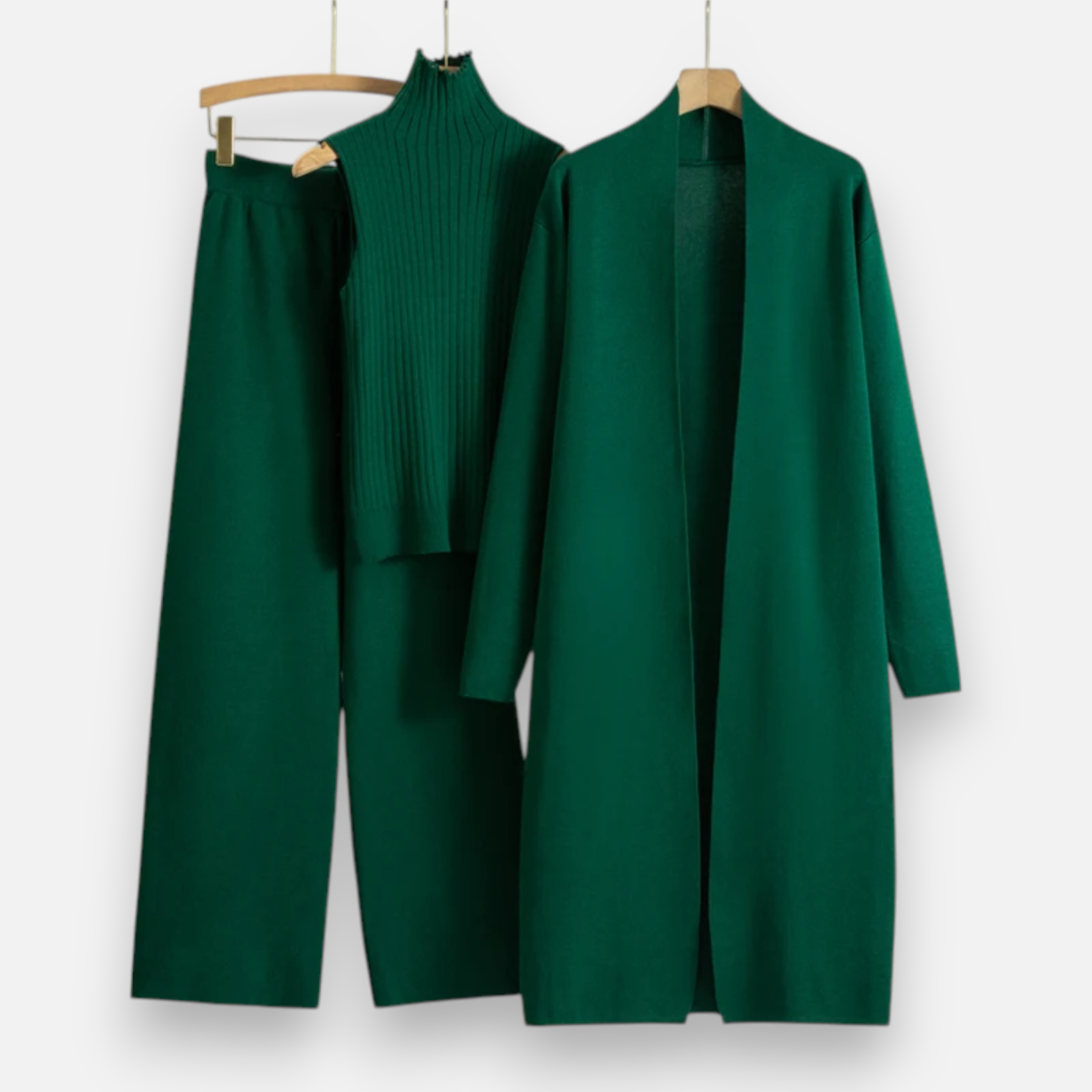 Volarno | Women’s Knitted 3-Piece Cardigan Set