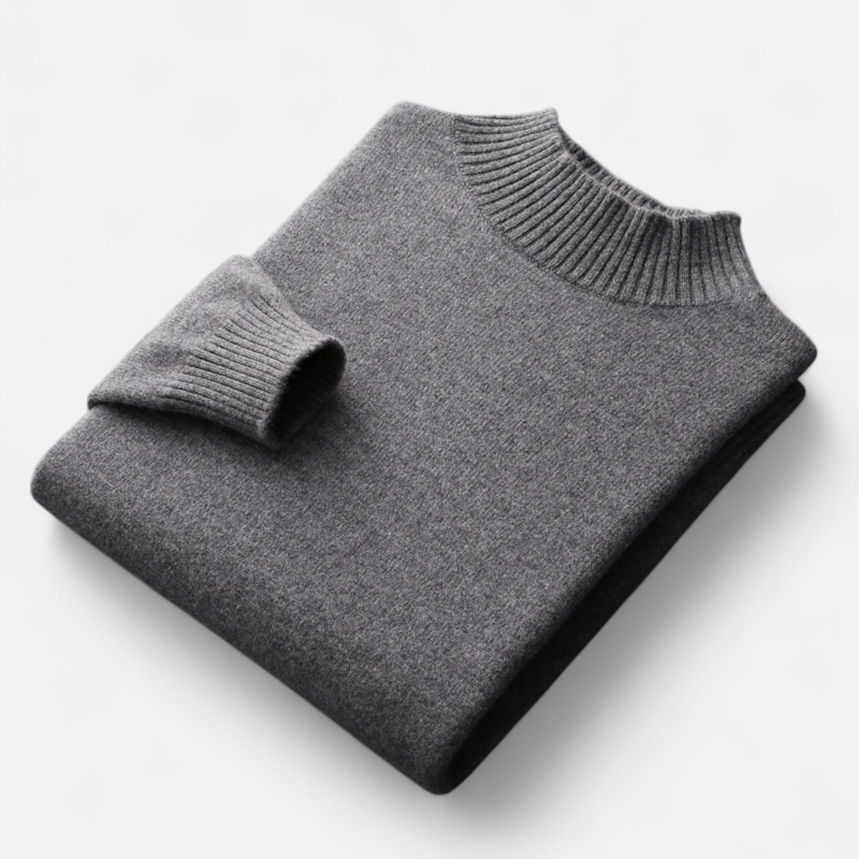 Volarno | Men’s Pure Wool Turtleneck Sweater