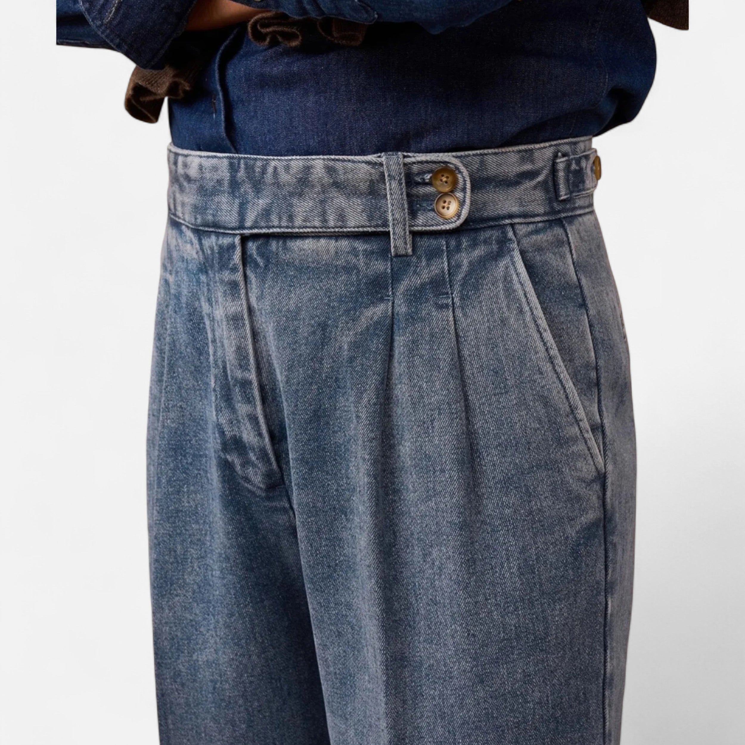 Volarno | Men’s Vintage Jeans | Classic Straight Fit