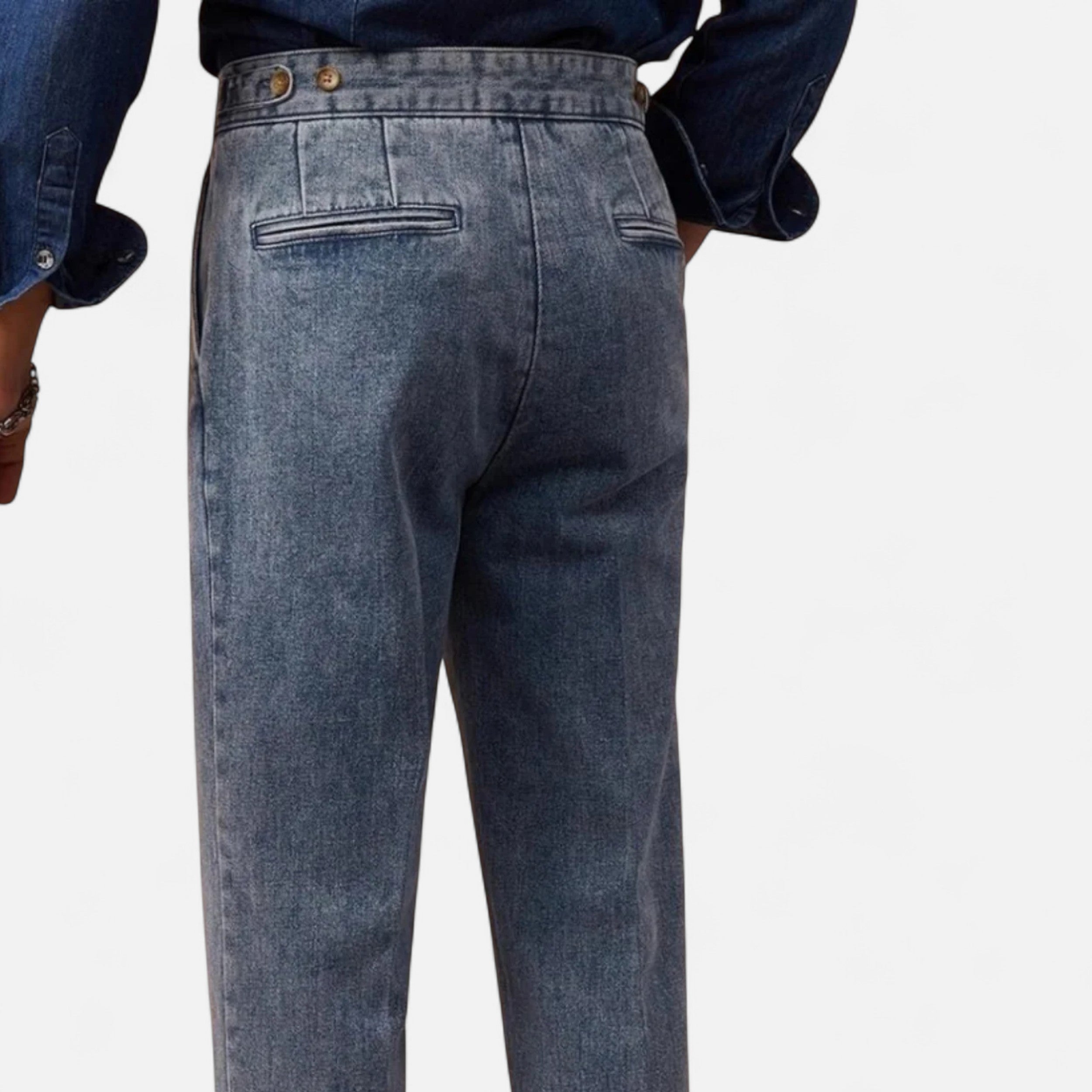 Volarno | Men’s Vintage Jeans | Classic Straight Fit