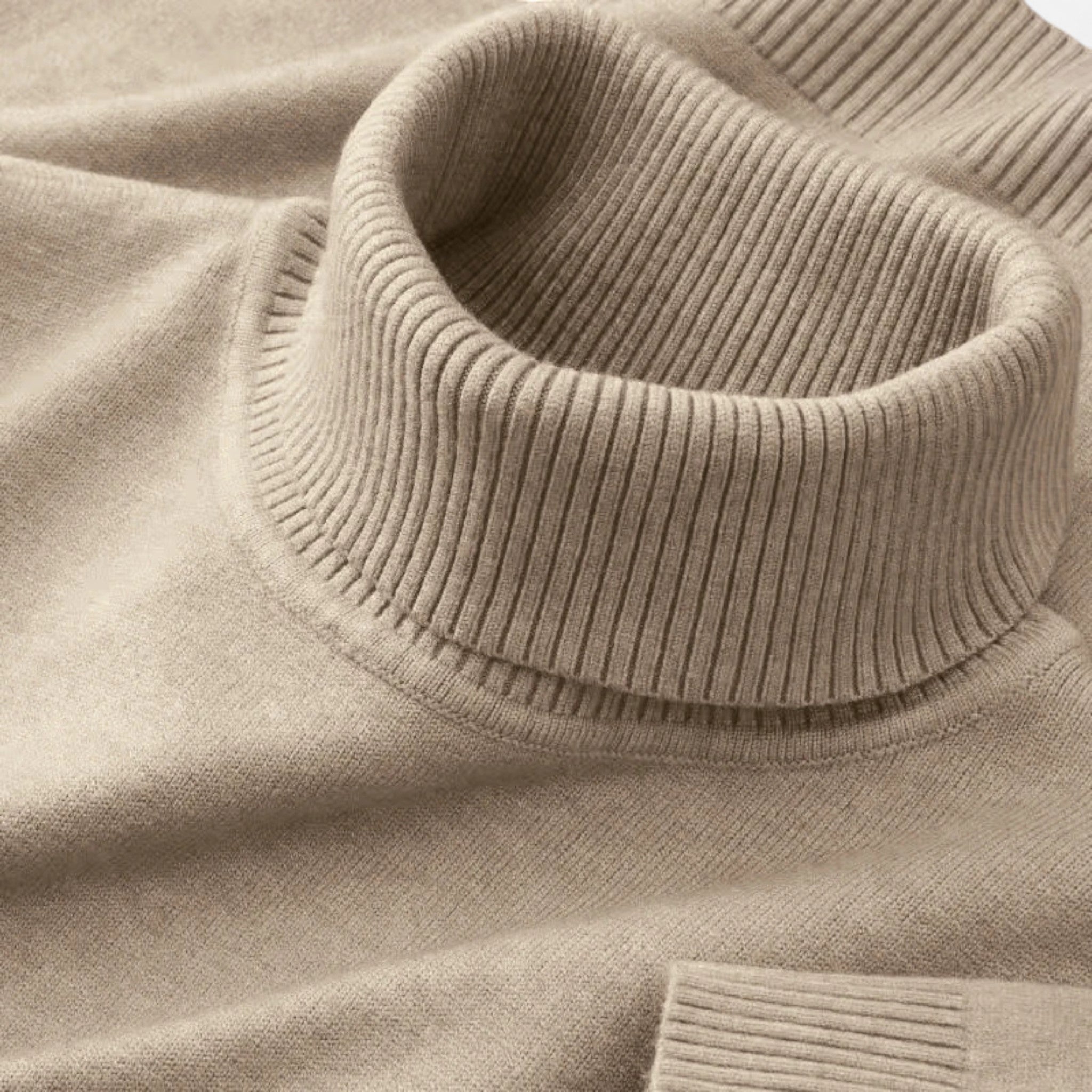 Volarno | Men’s Knitted Wool Turtleneck Sweater