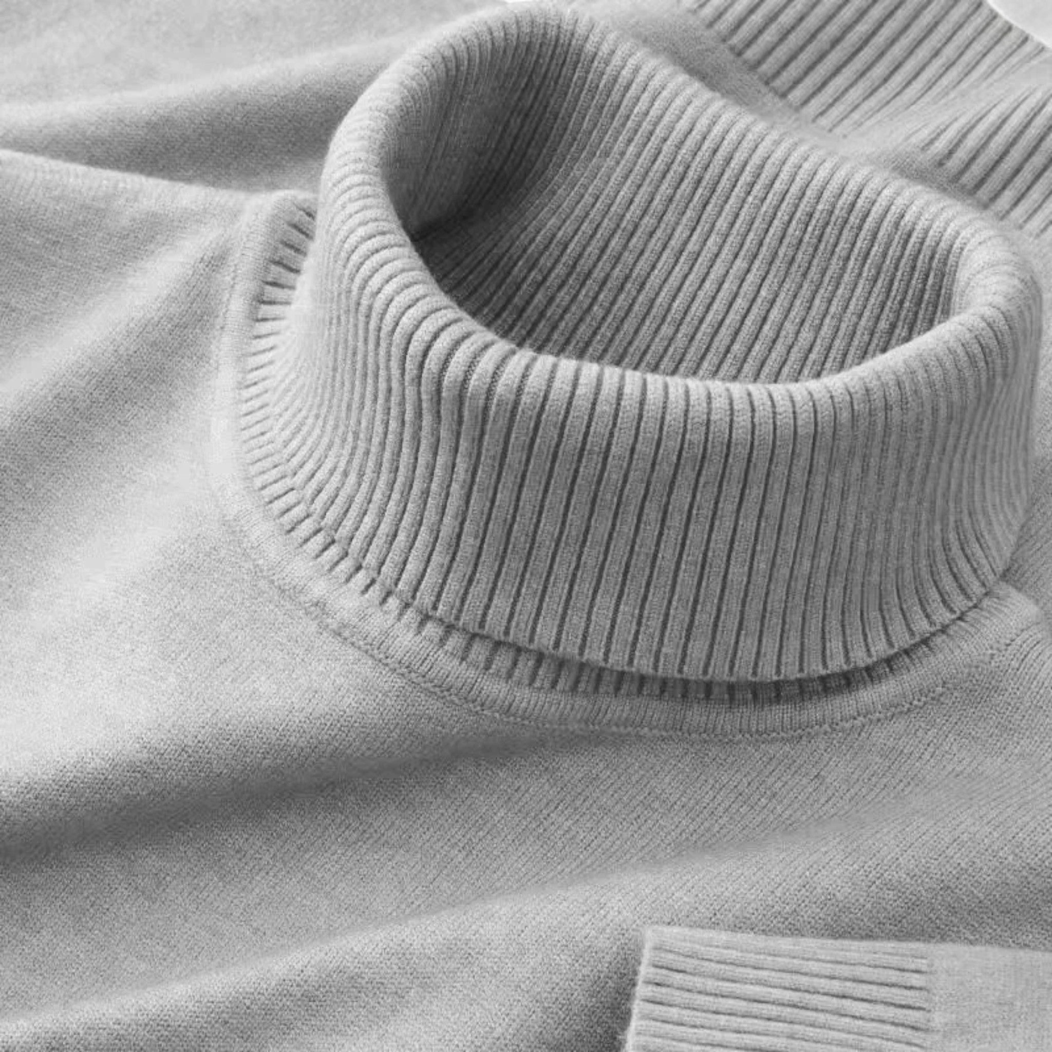 Volarno | Men’s Knitted Wool Turtleneck Sweater