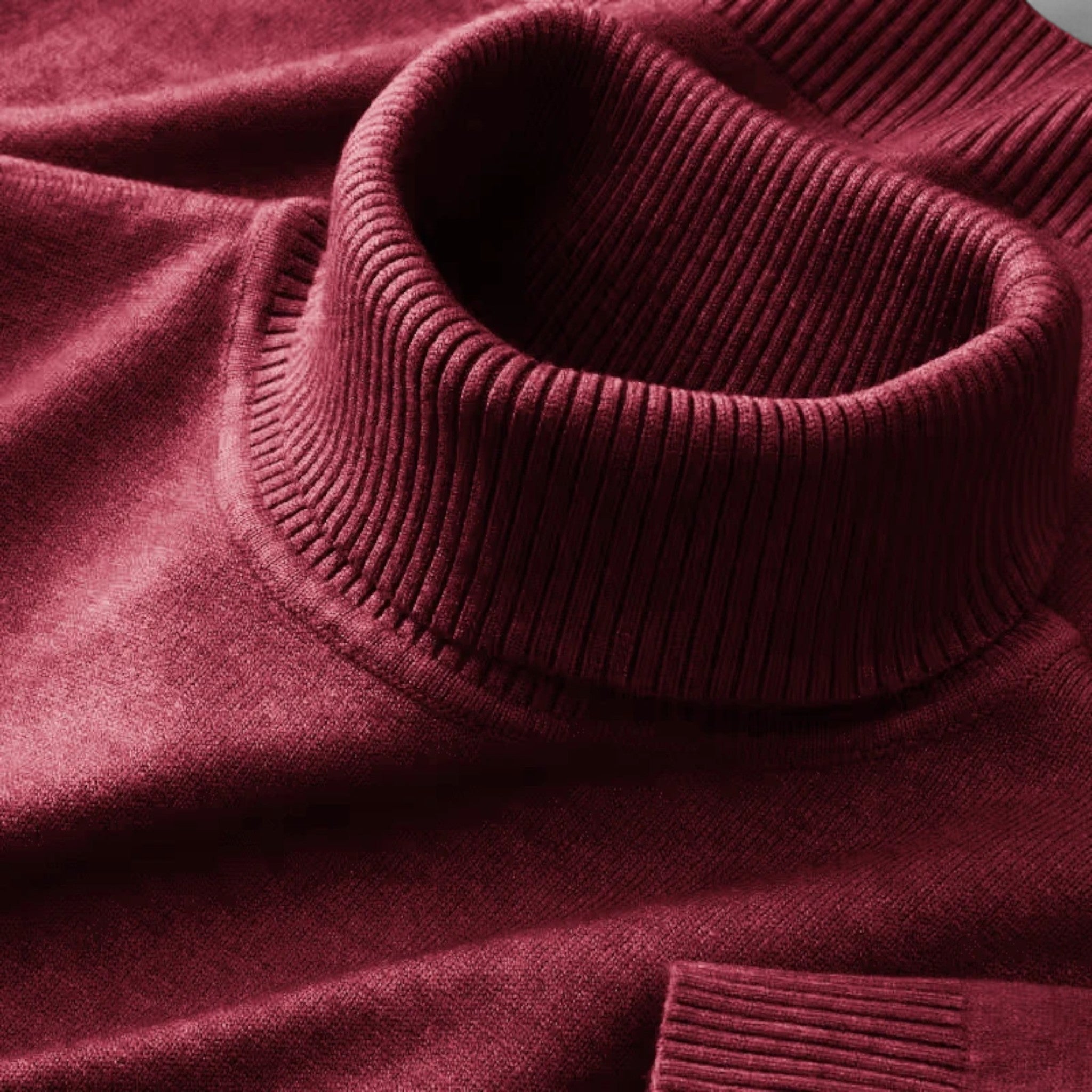 Volarno | Men’s Knitted Wool Turtleneck Sweater