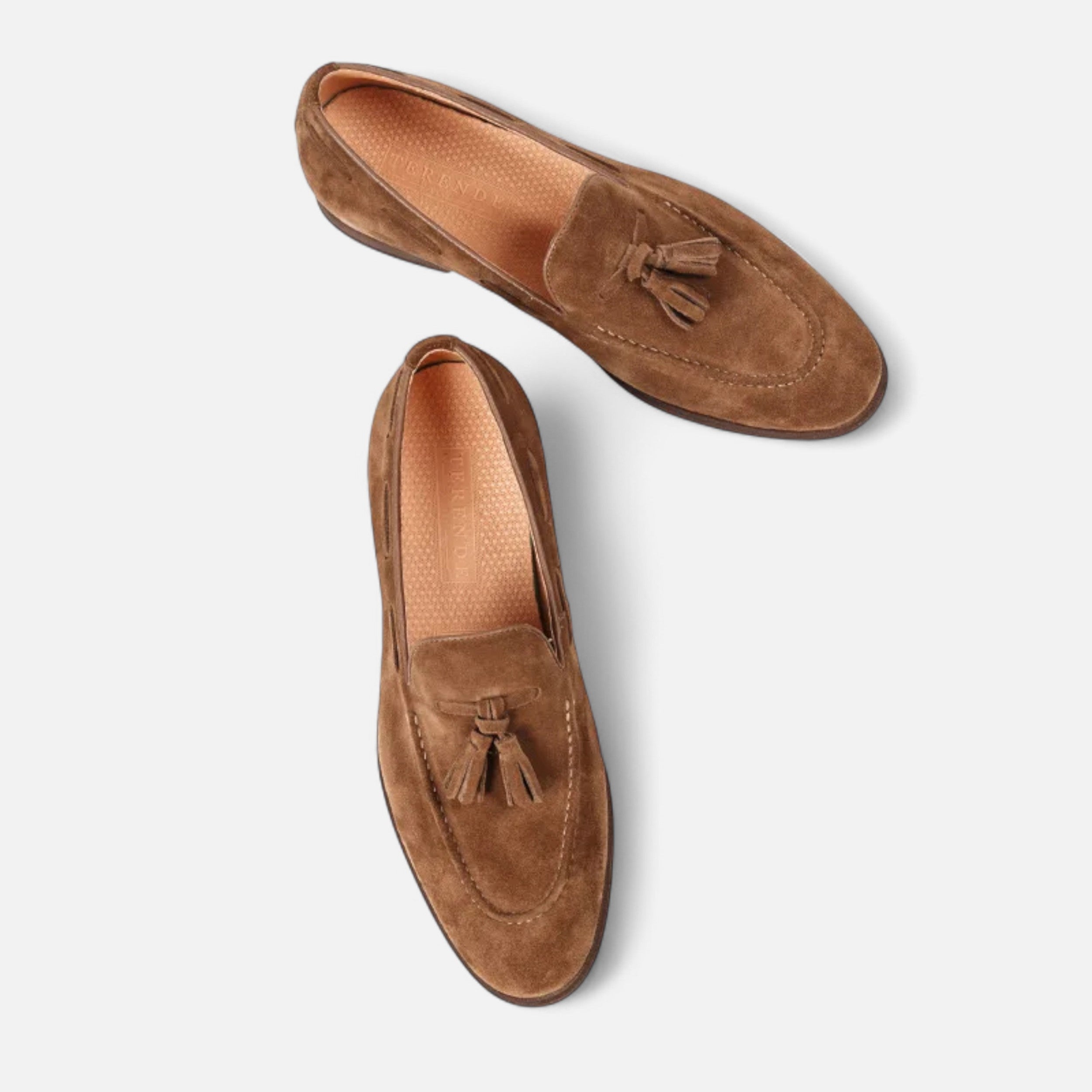 Volarno | Men’s Nubuck Leather Loafers | Classic British Style