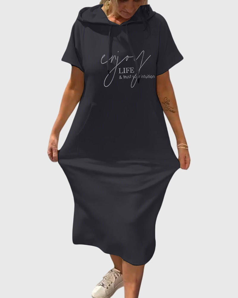 Volarno | Casual Hoodie Dress