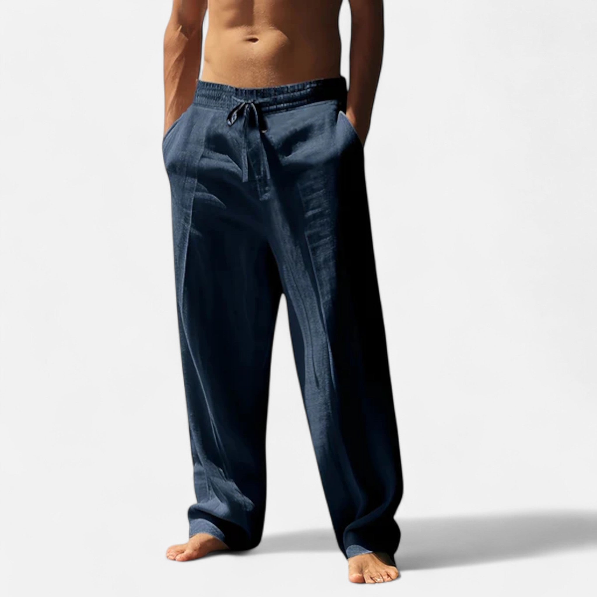 Volarno | Men’s Relaxed Linen Trousers
