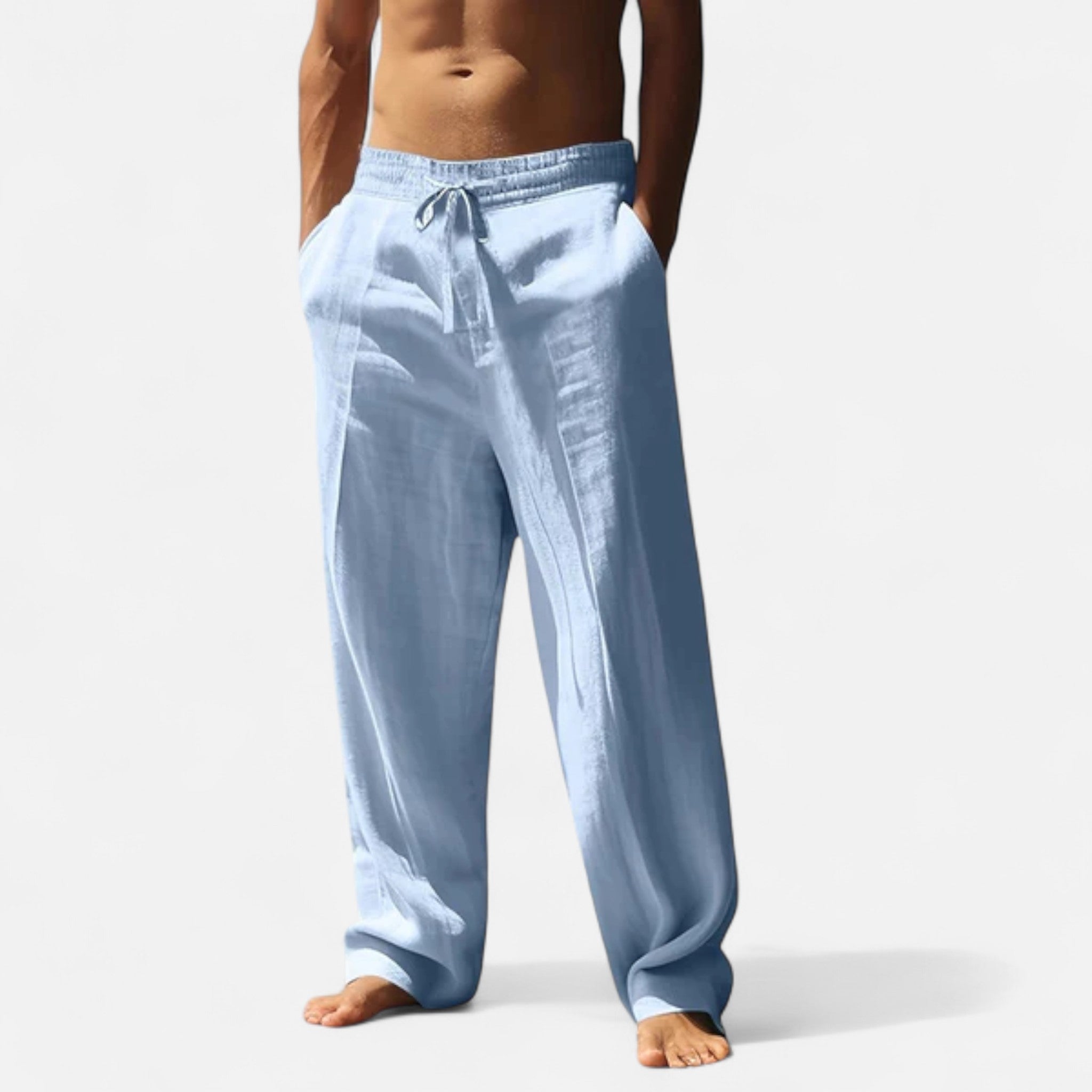 Volarno | Men’s Relaxed Linen Trousers