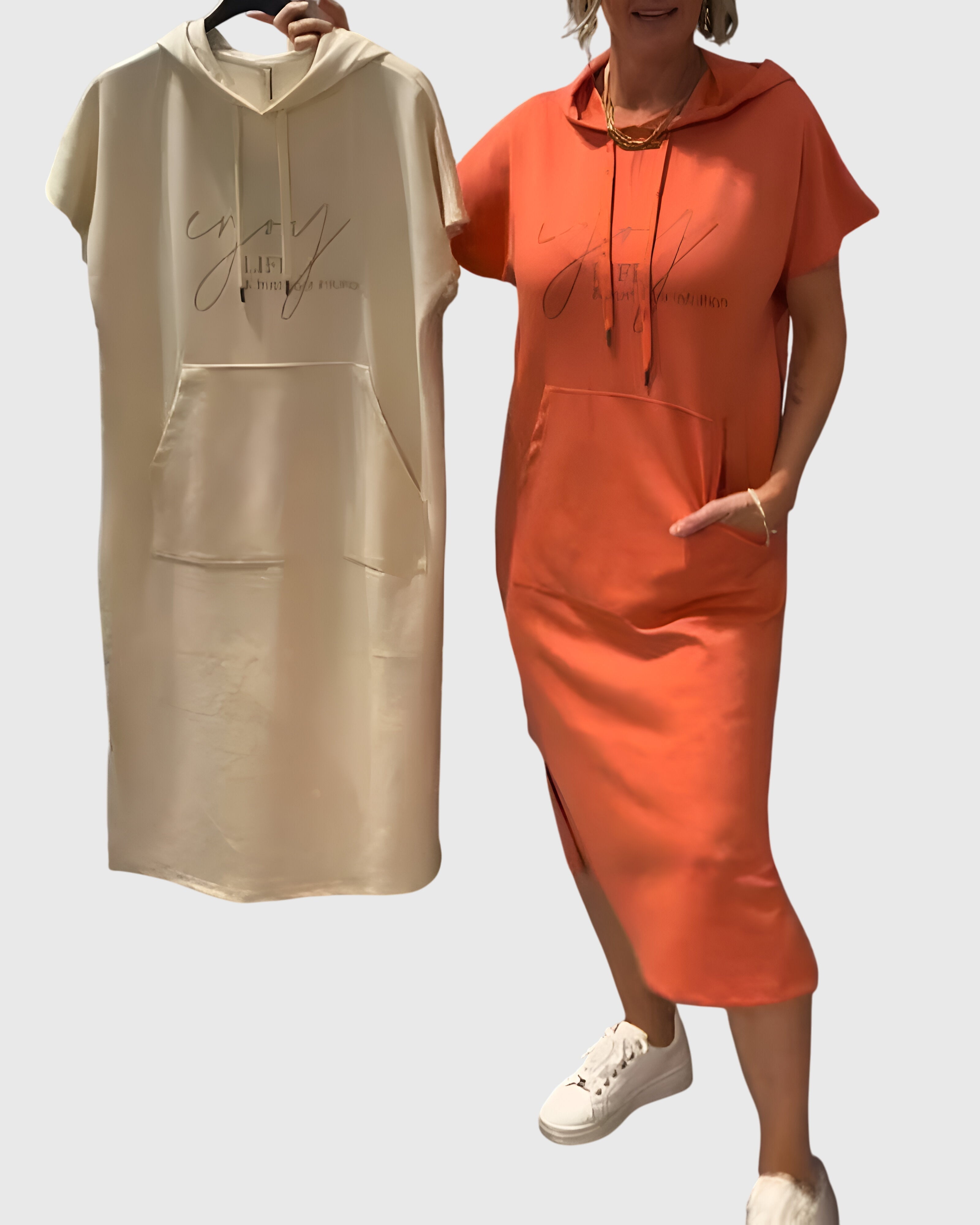 Volarno | Casual Hoodie Dress