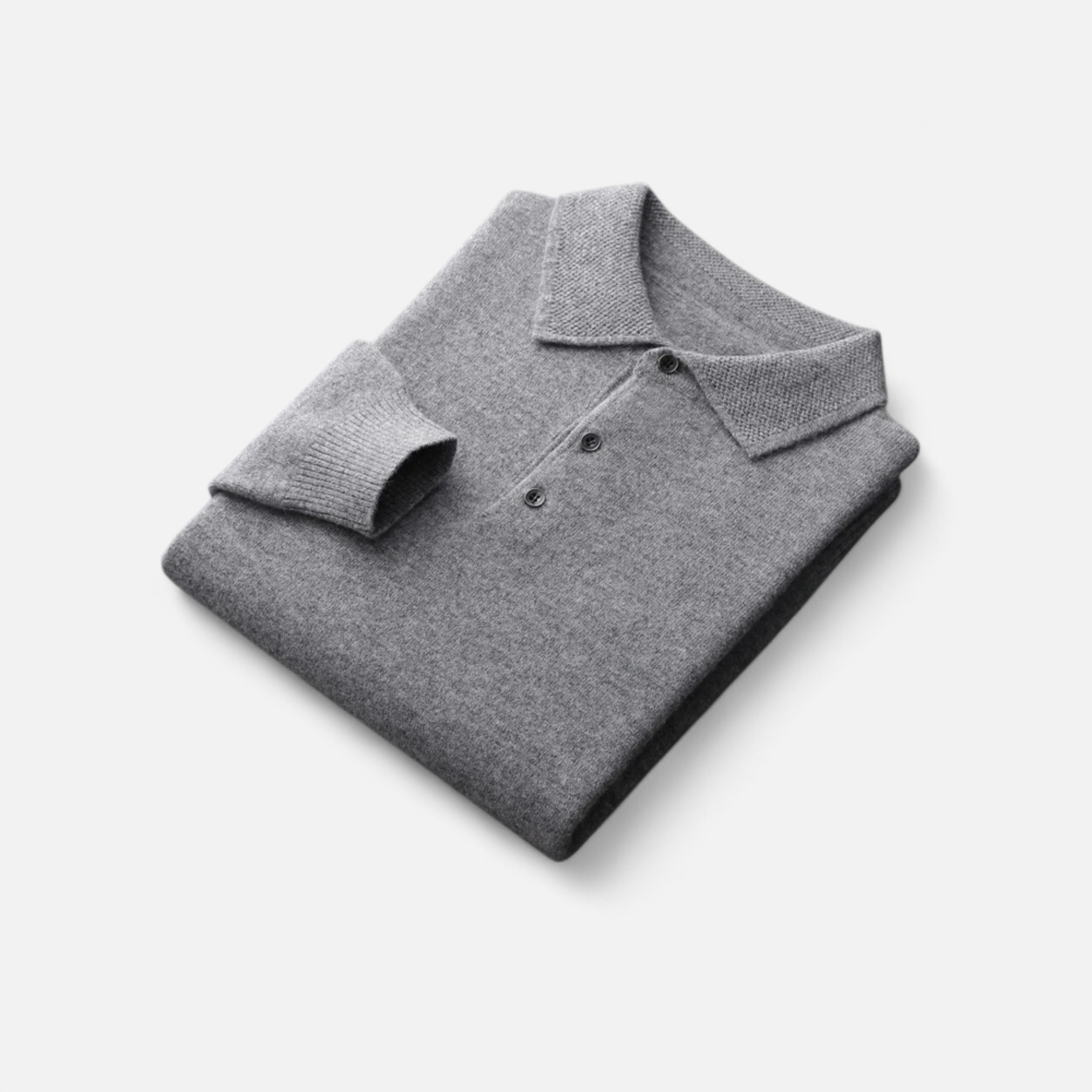 Volarno | Men’s Merino Wool Polo Sweater