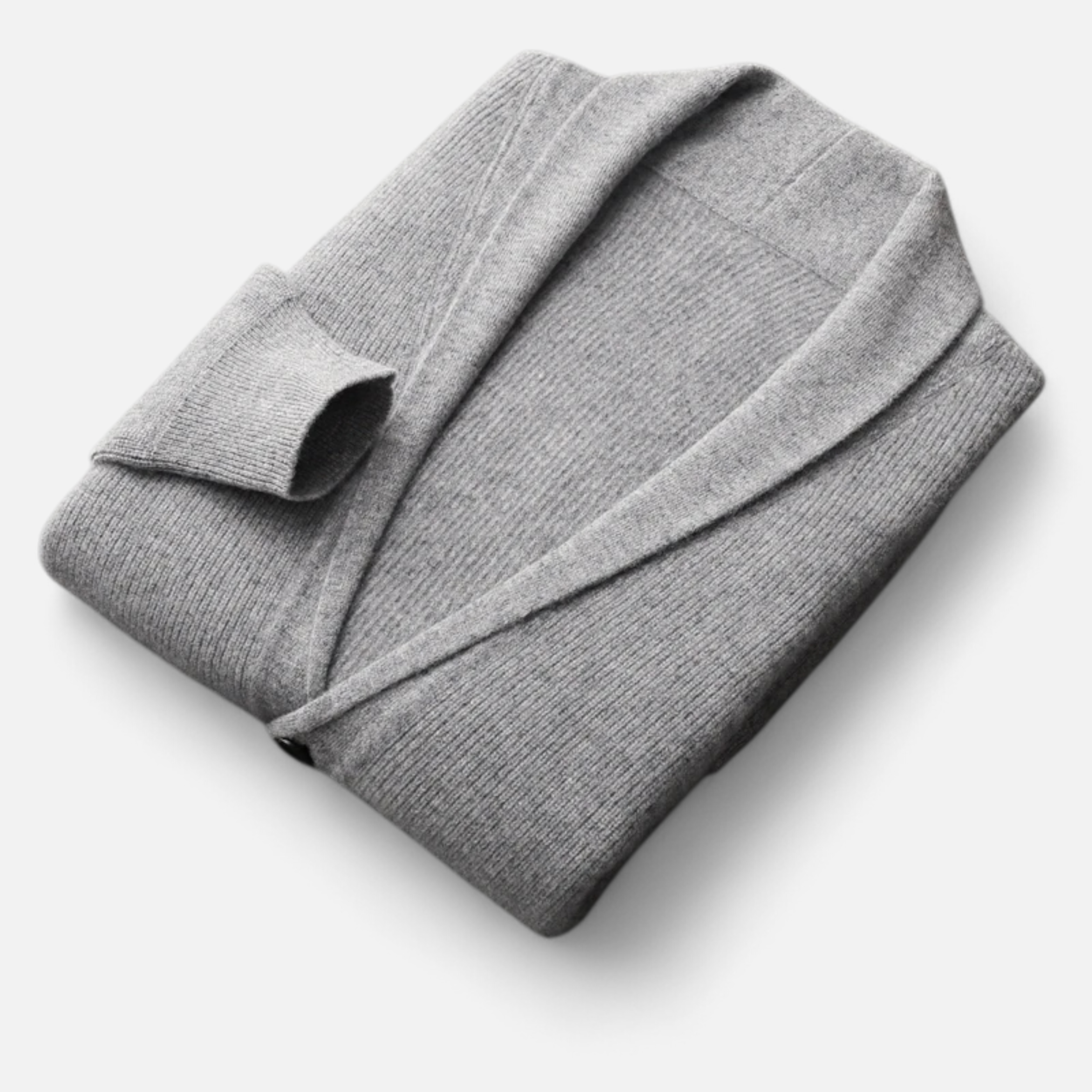 Volarno | Men’s Merino Wool Suit-Collar Cardigan