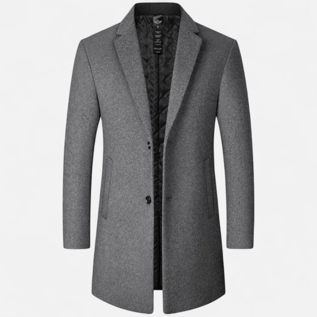 Volarno | Men’s Wool Overcoat – Classic Tailored Elegance