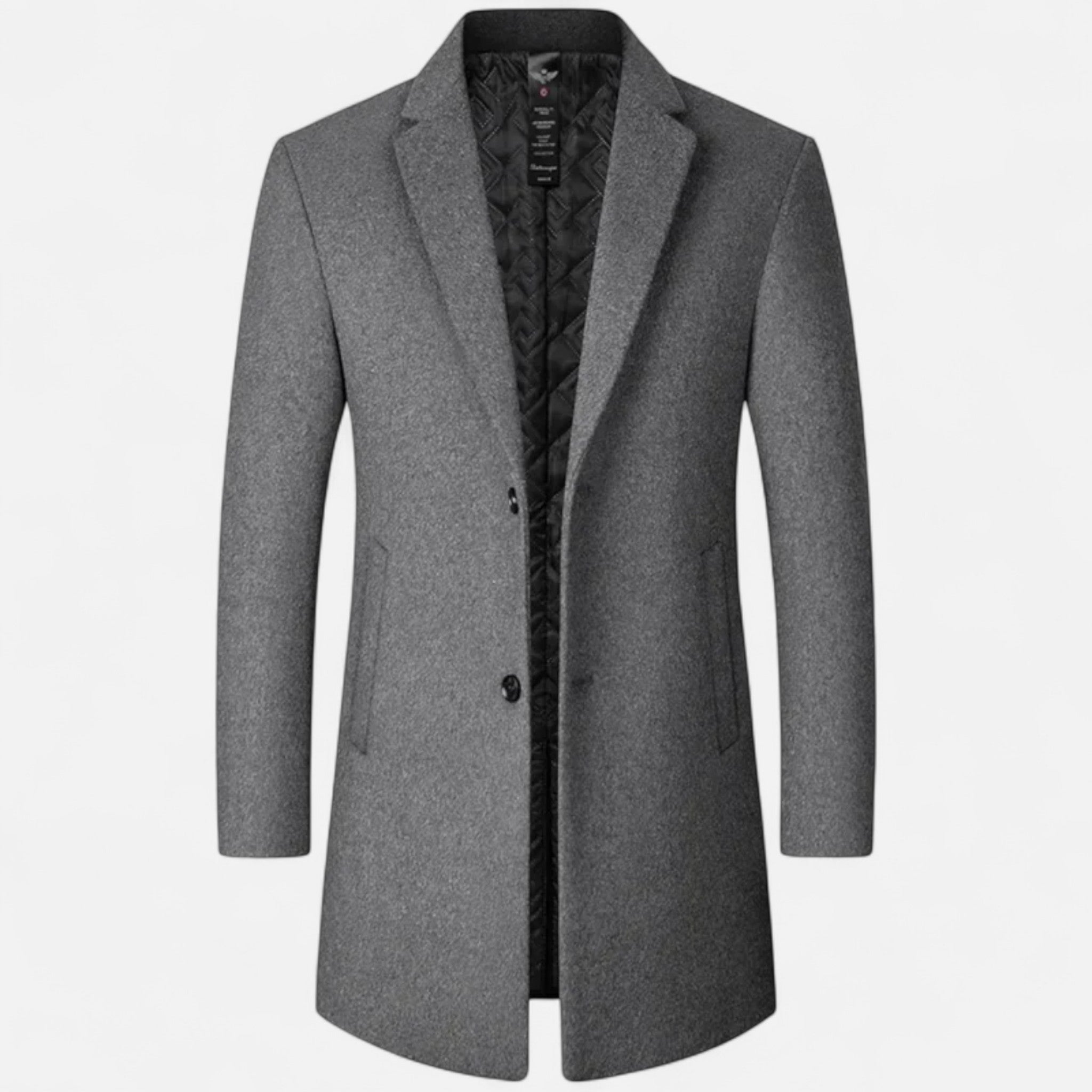 Volarno | Men’s Wool Overcoat – Classic Tailored Elegance