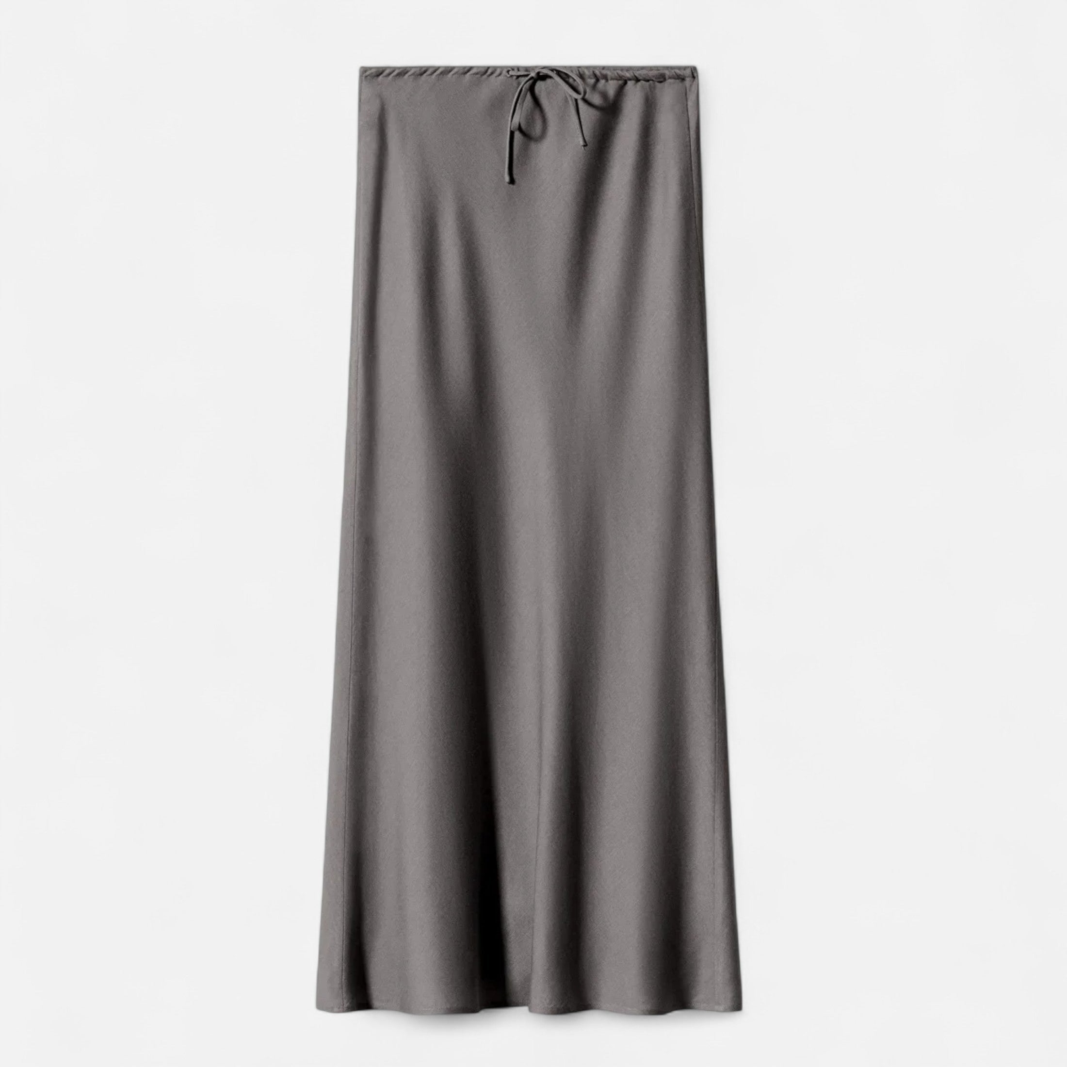 Volarno | Women's Elegant High-Waist Satin Skirt