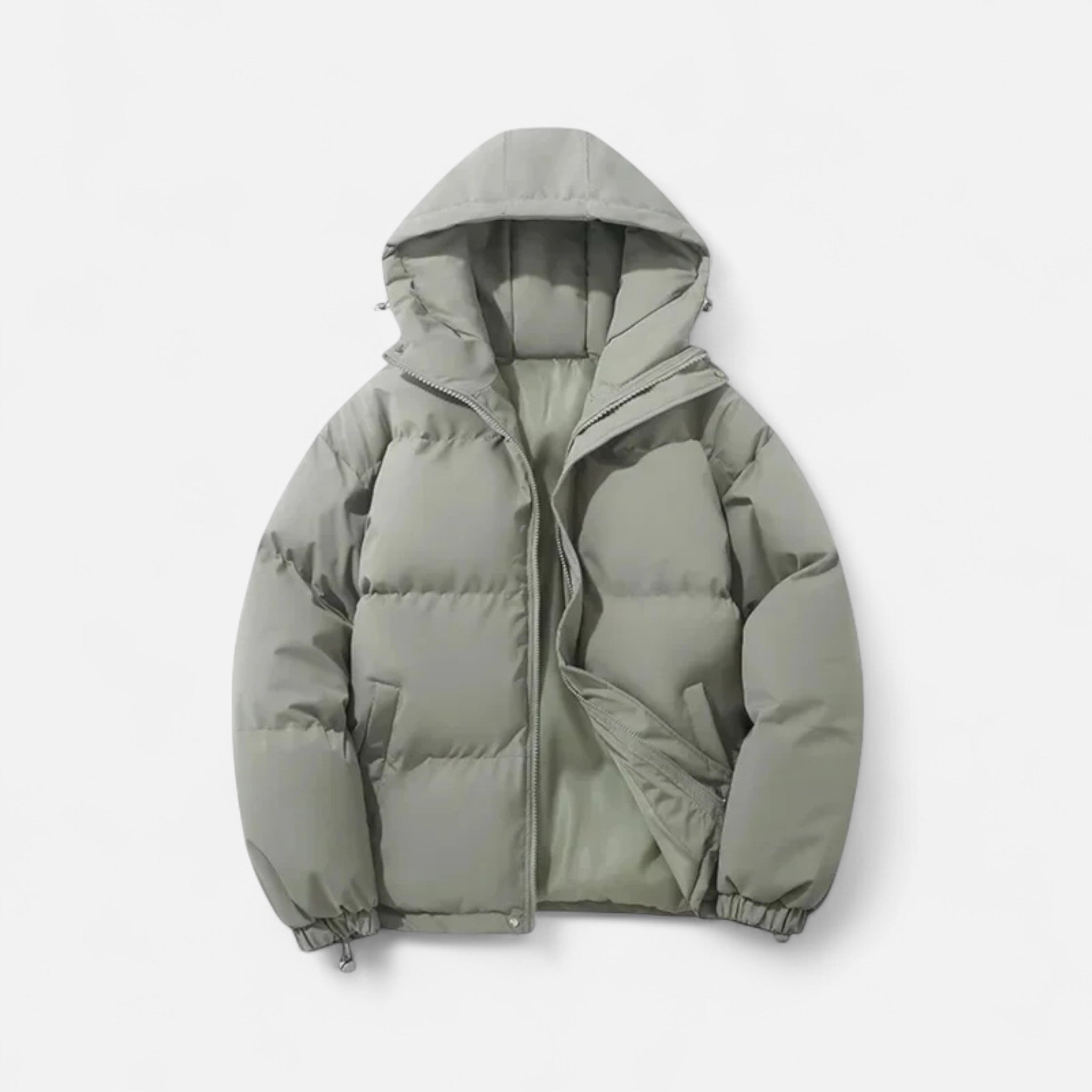 Volarno | Men’s Puffer Jacket – Hooded Cotton Winter Elegance